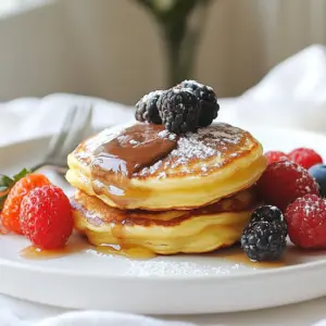 To make mini Nutella stuffed pancakes, gather these items: - 1 cup all-purpose flour - 2 tablespoons sugar - 1 tablespoon baking powder - 1/2 teaspoon salt - 1 cup milk - 1 large egg - 2 tablespoons melted butter (plus more for the pan) - 1/2 cup Nutella - Powdered sugar (for dusting) - Fresh berries (for garnish, optional) Each ingredient plays a vital role in making these pancakes soft and fluffy. You can add some fun toppings to make your pancakes even better. Consider using: - Fresh berries - Whipped cream - Chocolate chips - Sliced bananas These extras not only taste great but also make your pancakes look pretty. Using good quality ingredients will make a big difference. Fresh flour and high-quality Nutella will enhance the flavor. Use whole milk for creaminess. If you want a richer taste, use organic eggs. Always check the expiration dates on your ingredients to ensure freshness. {{ingredient_image_1}} First, gather your dry ingredients. You will need: - 1 cup all-purpose flour - 2 tablespoons sugar - 1 tablespoon baking powder - 1/2 teaspoon salt In a large bowl, whisk these dry ingredients together. Mix them well until everything is even. This step is key for fluffy pancakes. Make sure there are no lumps. A good mix helps the baking powder work better. Now, let&rsquo;s focus on the wet ingredients. You will use: - 1 cup milk - 1 large egg - 2 tablespoons melted butter In a separate bowl, add the milk, egg, and melted butter. Whisk this mixture until it is smooth. You want all the ingredients to blend well. This step creates a rich flavor in your pancakes. Heat a non-stick skillet over medium heat. Add a little butter to the pan. Pour about 2 tablespoons of batter for each pancake. Cook until small bubbles form on the surface, around 1-2 minutes. Here comes the fun part! Take a teaspoon of Nutella and place it in the center of each pancake. Cover it with another tablespoon of pancake batter. Carefully flip the pancake and cook for another 1-2 minutes until golden brown. Repeat this process until you use all the batter. Grease the skillet as needed. Serve these mini pancakes warm. Dust them with powdered sugar for a sweet touch. Add fresh berries on top if you like. They not only look great but also add a burst of flavor. Enjoy your delightful mini Nutella stuffed pancakes with family or friends! To make your pancakes fluffy, use fresh baking powder. This helps them rise well. Mix wet and dry ingredients gently. Do not over-mix the batter; a few lumps are okay. Let the batter rest for a few minutes. This time allows bubbles to form. Bubbles help make the pancakes soft and airy. If you have leftover batter, store it in the fridge. Use a sealed container to keep it fresh. It stays good for one day. When you are ready to use it, stir gently. You might need to add a splash of milk. This keeps the batter smooth and easy to pour. To stop Nutella from burning, use low heat when cooking. If your skillet is too hot, the Nutella can scorch. Place a small amount of Nutella in the center of the pancake. Cover it quickly with more batter. This helps keep the Nutella safe from direct heat. Flip the pancake carefully, ensuring it cooks evenly on both sides. Pro Tips Use Room Temperature Ingredients: Allow your milk and egg to sit out for about 30 minutes before using them. This helps create a fluffier pancake texture. Don&rsquo;t Overmix the Batter: Stir the batter until just combined. A few lumps are perfectly fine and ensure the pancakes remain light and fluffy. Control the Heat: Keep your skillet at medium heat. If it&rsquo;s too hot, the pancakes will burn on the outside while remaining raw inside. Experiment with Fillings: While Nutella is delicious, try adding a small piece of fruit, chocolate chips, or peanut butter for a fun twist! {{image_2}} You can change up the filling in these pancakes. Try peanut butter or almond butter instead of Nutella. For a fruity twist, use chocolate hazelnut spread with bits of fruit. You can also mix in mini chocolate chips for extra sweetness. To make gluten-free mini pancakes, swap all-purpose flour with a gluten-free blend. Look for a mix that has xanthan gum. This helps with the texture. You may also want to check if your baking powder is gluten-free. This way, you can enjoy these tasty treats without worry. If you want to make vegan mini pancakes, use plant-based milk like almond or oat. Replace the egg with a flax egg or applesauce. Use vegan butter or coconut oil in place of regular butter. These swaps keep the pancakes soft and delicious while being plant-based. You can still enjoy Nutella if you find a vegan version. You can keep your mini Nutella stuffed pancakes fresh in the fridge. Place them in an airtight container. They will stay good for about three days. If you want to keep them longer, consider freezing them. To freeze pancakes, stack them with parchment paper in between. This helps prevent sticking. Wrap the stack tightly in plastic wrap or foil. Place the wrapped pancakes in a freezer bag. They can last up to two months in the freezer. When you are ready to eat them, simply pull them out. Reheating pancakes is quick and easy. You can use a microwave, skillet, or oven. For the microwave, heat them for about 20-30 seconds. If using a skillet, warm them on low heat for a couple of minutes. In the oven, preheat to 350&deg;F (175&deg;C) and heat for about 10 minutes. Always check to ensure they are warm throughout. Enjoy them like they are fresh! Yes, you can use other spreads. Peanut butter, almond butter, or cookie butter work well too. Each spread brings its own flavor. Try them to find your favorite. You can even mix spreads for fun flavors. The key is to keep the amount the same. One tablespoon works great for each pancake. You can use a banana or applesauce as an egg substitute. Use 1/4 cup of mashed banana or applesauce for each egg. This will keep the pancakes fluffy and moist. Another option is to mix 1 tablespoon of ground flaxseed with 2.5 tablespoons of water. Let it sit for a few minutes to thicken before adding it to the batter. Many toppings add fun to your pancakes. Try fresh berries, whipped cream, or chopped nuts. A drizzle of maple syrup or honey works well too. You can even sprinkle some sea salt for a sweet and salty mix. Get creative with your toppings for a unique treat! To serve more people, simply double or triple the recipe. Use the same ratio for all ingredients. If you want to keep track, use a measuring cup for the batter. Each pancake should be around 2 tablespoons. This will help keep everything even. Enjoy making a big batch for family or friends! This blog post covered making mini Nutella stuffed pancakes. We looked at the best ingredients, cooking steps, and tips for fluffy results. You learned about tasty swaps and how to store leftovers. Whether you prefer vegan options or gluten-free choices, these pancakes can fit your needs. Try these pancakes for a fun and easy meal. You&rsquo;ll impress friends and family. Enjoy delicious bites filled with Nutella joy!