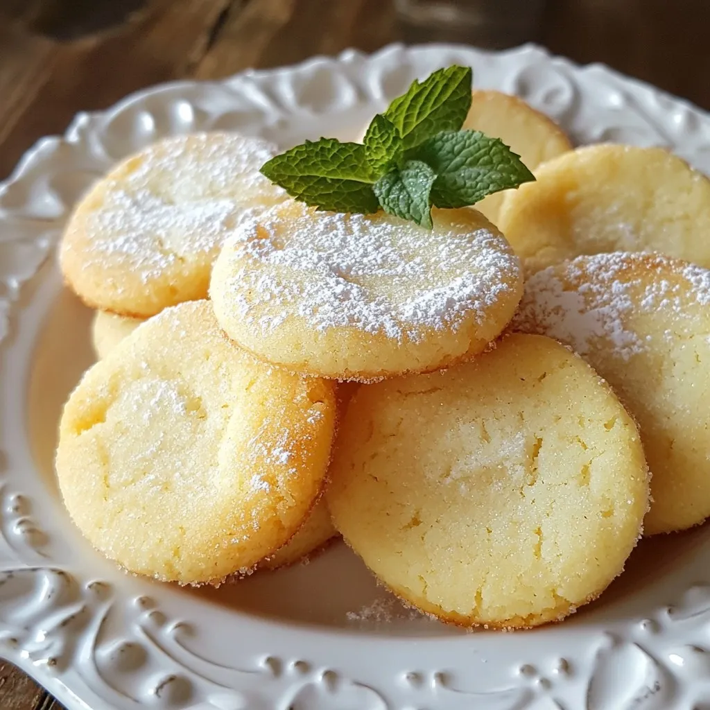 - 2 ¾ cups all-purpose flour - 1 teaspoon baking soda - ½ teaspoon baking powder - 1 cup unsalted butter, softened - 1 ½ cups white sugar - 1 egg - 1 teaspoon vanilla extract - ½ teaspoon almond extract - 3 tablespoons milk - A pinch of salt - ½ cup powdered sugar for dusting (optional) When you bake, use standard measurement units for accuracy. - Cups for dry ingredients like flour and sugar - Teaspoons for smaller amounts like baking soda and extracts - Tablespoons for ingredients like milk You can add powdered sugar for a sweet finish. It gives the cookies a nice touch. If you want a twist, try adding chocolate chips or nuts. These options add flavor and fun to your cookies. {{ingredient_image_1}} Start by preheating your oven to 350°F (175°C). This step is very important. It helps the cookies bake evenly. Next, grab a baking sheet and line it with parchment paper. This keeps the cookies from sticking. In a medium bowl, whisk together your dry ingredients. Combine 2 ¾ cups of all-purpose flour, 1 teaspoon of baking soda, ½ teaspoon of baking powder, and a pinch of salt. Mixing these well helps create a nice texture. Now, take a large mixing bowl. Cream together 1 cup of softened unsalted butter and 1 ½ cups of white sugar. Mix until it feels smooth and creamy. Then, beat in 1 egg. Add 1 teaspoon of vanilla extract and ½ teaspoon of almond extract. This gives your cookies a lovely flavor. Gradually add in the dry ingredients. Mix until everything is just combined. Be careful not to overmix. Finally, stir in 3 tablespoons of milk. Keep mixing until your dough feels fluffy and ready. Now it's time to shape your cookies! Use a tablespoon or a cookie scoop to drop rounded balls of dough onto your prepared baking sheet. Make sure to leave space between each ball. They need room to spread. Bake in your preheated oven for 8-10 minutes. Look for lightly golden edges, but keep the centers soft. This is key for that chewy texture we all love. Once they are done baking, remove the cookies from the oven. Let them cool on the baking sheet for a few minutes. This helps them set. After that, transfer the cookies to wire racks to cool completely. If you want to add a special touch, dust the cooled cookies with ½ cup of powdered sugar. This makes them look fancy and adds a nice sweetness. Enjoy your warm, soft, and chewy sugar cookies! To get soft and chewy sugar cookies, start with room-temperature butter. This helps the sugar blend well. Cream the butter and sugar until smooth and fluffy. This step adds air, which makes cookies light. Use both baking soda and baking powder for the right lift. The baking soda gives a soft bite, while the baking powder helps them rise. Don’t overmix the dough; mix until just combined. This keeps your cookies soft. Finally, bake the cookies until the edges are golden, but the centers look soft and puffy. One common mistake is using cold butter. Cold butter leads to hard cookies. Always soften your butter before mixing. Another mistake is overbaking. Watch your cookies closely. If you bake them too long, they will turn crisp. Make sure to leave space between the dough balls on the baking sheet. This allows them to spread properly. Lastly, don’t skip the milk. It adds moisture and keeps the cookies chewy. To boost the flavor, use high-quality vanilla and almond extracts. These give a lovely depth to your cookies. Try adding a pinch of salt. It enhances sweetness and balances the flavors. You can also mix in chocolate chips or nuts for added texture. For a fun twist, sprinkle some lemon zest into the dough. This brightens the flavor and adds a nice touch. Remember to dust cooled cookies with powdered sugar for a sweet finish. Pro Tips Chill the Dough: For even chewier cookies, chill the dough for at least 30 minutes before baking. This helps the cookies maintain their shape and enhances the flavor. Measure Flour Accurately: Use the spoon and level method to measure flour. This prevents your cookies from becoming dry and crumbly. Experiment with Extracts: Feel free to swap almond extract with lemon or orange extract for a unique twist on flavor. Just a little change can give your cookies a whole new personality! Timing is Key: Keep an eye on the cookies while baking. They should be lightly golden around the edges but still soft in the center; they will continue to cook slightly after being removed from the oven. {{image_2}} You can easily change the taste of your sugar cookies. Adding chocolate chips makes them rich and sweet. Try mixing in nuts for a nice crunch. Walnuts or pecans work great. You can also add sprinkles for color and fun. If you want a twist, use lemon or orange zest for a fresh flavor. If you need gluten-free cookies, swap the all-purpose flour for a gluten-free mix. Look for a blend that has a good texture. Many stores sell these mixes now. You can also use almond flour or coconut flour. Just remember, these flours may change the cookie’s taste and texture. You might need to adjust the liquid a bit too. Seasonal changes can inspire fun cookie twists. For fall, add pumpkin spice for a warm flavor. In winter, try peppermint extract for a festive touch. For spring, mix in some dried fruit like cranberries or cherries. Summer is perfect for citrus zest or even a splash of coconut. Each season gives you a chance to be creative with your cookies! To keep your soft and chewy sugar cookies fresh, store them in an airtight container. I recommend using a plastic or glass container with a tight lid. You can also layer parchment paper between cookies. This helps prevent them from sticking together. Store the cookies at room temperature. Avoid putting them in the fridge, as this can make them dry. When stored properly, these cookies last about one week. They remain soft and chewy for the first few days. After that, they may lose some moisture but will still taste great. If you notice any signs of drying, it is best to enjoy them quickly. You can freeze these cookies for up to three months. To freeze, let the cookies cool completely. Place them in a single layer on a baking sheet and freeze for about an hour. Once frozen, transfer them to a freezer-safe bag. Remove as much air as possible to avoid freezer burn. When ready to enjoy them, thaw at room temperature for a couple of hours. You can also warm them in the oven for a few minutes. This brings back their soft and chewy goodness. The key to soft and chewy cookies lies in the fat and moisture. Using unsalted butter adds rich flavor and helps create that perfect texture. Also, adding milk to the dough keeps it moist. Baking at a lower temperature helps to set the edges while keeping the center soft. This balance between ingredients and baking time is crucial for the soft and chewy effect. Yes, you can use brown sugar instead of white sugar. Brown sugar adds moisture and a slight caramel flavor, which enhances chewiness. You may also mix both sugars for a unique taste. Just keep in mind that changing the sugar type can affect the final texture and flavor of the cookies. To stop cookies from spreading too much, chill the dough for at least 30 minutes before baking. This helps the fat solidify, which slows down spreading. Also, ensure you don't overmix the dough after adding the dry ingredients. Keeping the dough balls a bit larger will also help maintain their shape during baking. Yes, you can use margarine instead of butter. However, the texture may change slightly. Margarine often contains more water, which can make the cookies spread more. Choose a stick margarine for the best results. Just like with butter, make sure it’s softened to create a smooth dough. This blog post covered all you need to bake perfect cookies. We explored essential ingredients, measurements, and optional extras. I shared step-by-step instructions for preparing, baking, and cooling. You learned tips for a soft, chewy texture and common baking mistakes to avoid. We also discussed fun variations and proper storage methods. Remember, baking is both a science and an art. Experiment with flavors and enjoy the process. Happy baking!