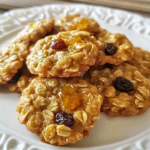 - 1 cup rolled oats - 1 cup all-purpose flour - 1/2 teaspoon baking soda - 1/2 teaspoon ground cinnamon - 1/4 teaspoon salt - 1/2 cup unsalted butter, softened - 1/2 cup honey - 1/4 cup brown sugar, packed - 1 large egg - 1 teaspoon vanilla extract - 1/2 cup raisins or chocolate chips (optional) The first step to delicious soft honey oatmeal cookies is gathering the right ingredients. Each one plays a key role in making your cookies soft and tasty. Rolled oats give the cookies a chewy texture. They also add fiber to the mix. I always use all-purpose flour to provide structure. The baking soda helps the cookies rise and stay soft. Ground cinnamon adds a warm flavor, while salt balances the sweetness. The unsalted butter creates a rich taste. Make sure it is softened for easy mixing. Honey is the star here, adding natural sweetness and moisture. I love using brown sugar for its deep flavor. The egg binds everything together, while vanilla extract gives a lovely aroma. Lastly, you can add raisins or chocolate chips if you like some extra sweetness and texture. These ingredients make this recipe simple yet delightful, perfect for any occasion. {{ingredient_image_1}} To start, preheat your oven to 350&deg;F (175&deg;C). This step is key for even baking. While the oven heats, prepare your baking sheet by lining it with parchment paper. This will help prevent sticking and make cleanup easy. Next, grab a large mixing bowl. Cream together 1/2 cup of softened butter, 1/2 cup of honey, and 1/4 cup of packed brown sugar. Mix until the mixture is smooth and well blended. This process adds air to the mix, helping cookies stay soft. Then, beat in one large egg and 1 teaspoon of vanilla extract. Ensure everything is mixed well. In a medium bowl, whisk together 1 cup of rolled oats, 1 cup of all-purpose flour, 1/2 teaspoon of baking soda, 1/2 teaspoon of ground cinnamon, and 1/4 teaspoon of salt. This dry mix adds flavor and texture to your cookies. Now, it&rsquo;s time to combine the wet and dry ingredients. Gradually stir the dry mix into the wet mixture. Be gentle while mixing; you want everything to blend without overworking the dough. If you like, fold in 1/2 cup of raisins or chocolate chips at this stage for added sweetness. Using a cookie scoop or a tablespoon, drop spoonfuls of dough onto your prepared baking sheet. Space them about 2 inches apart to allow for spreading. Bake your cookies in the preheated oven for 10-12 minutes. They should be lightly golden around the edges. The centers may look soft; they will firm up as they cool. After baking, let the cookies cool on the sheet for 5 minutes before moving them to a wire rack. To keep your cookies soft, watch the baking time closely. Bake for only 10 to 12 minutes. The edges should be golden brown, but the centers can look a bit wet. This slight underbaking keeps the cookies soft. Let them cool for a few minutes on the sheet before moving them. They will set up as they cool. If you need a honey alternative, use maple syrup. It gives a nice sweetness but adds a different flavor. You can also try agave nectar for a lighter taste. For a gluten-free option, replace all-purpose flour with a mix of almond flour and coconut flour. This change will change the texture, but they will still taste great! Make your cookies look fancy with simple touches. Arrange them on a colorful plate. Drizzle some extra honey on top for shine and sweetness. A sprinkle of cinnamon adds a warm touch. These small details make a big impact and impress your guests. Pro Tips Use Fresh Ingredients: Ensure your baking soda and spices are fresh for the best flavor and rise in your cookies. Chill the Dough: For even chewier cookies, refrigerate the dough for at least 30 minutes before baking. Experiment with Mix-ins: Feel free to customize your cookies by adding nuts, coconut, or different types of chocolate chips. Store Correctly: Keep your cookies in an airtight container to maintain their soft texture for several days. {{image_2}} You can change up the flavor of your honey oatmeal cookies. Adding spices is a fun way to do this. Nutmeg gives a warm flavor, while ginger adds a bit of zing. Both spices mix well with honey. Try adding just a pinch of either spice to the dough. You can adjust the amount based on your taste. If you want to switch up the sweetness, consider using maple syrup or agave nectar. Both of these sweeteners bring their own unique taste. Maple syrup adds a rich flavor, while agave nectar is milder. You can use them in place of honey. Just remember to adjust the amount, as they may be sweeter than honey. Adding mix-ins can make your cookies even better. Consider tossing in nuts like walnuts or pecans for crunch. Dried fruits like cranberries or apricots add chewiness and sweetness. If you love chocolate, try white chocolate chips instead of regular ones. This will give your cookies a fun twist. You can mix and match based on what you enjoy! To keep your soft honey oatmeal cookies fresh, store them at room temperature. Use an airtight container. This will help them stay soft for days. If you have a lot of cookies, separate layers with parchment paper. This keeps them from sticking together. If you want to keep cookies moist, refrigerate them. Place the cookies in an airtight container. This prevents them from drying out. Just make sure to let them return to room temperature before eating. They will taste better that way. Freezing your cookies is a great option. To freeze them, first let them cool completely. Then, wrap each cookie in plastic wrap. Place wrapped cookies in a freezer-safe bag. They can last up to three months this way. When you want to eat one, thaw it in the fridge overnight. Enjoy a soft cookie whenever you like! To make your cookies chewier, you can try a few simple tips. First, use more honey in your recipe. Honey adds moisture and creates a soft texture. You can also bake your cookies for a shorter time. If the edges are golden but the center looks soft, it's perfect. Let them cool on the pan for a few minutes. This helps them stay chewy. You can skip brown sugar, but it changes the flavor. Brown sugar adds a rich, caramel taste. Without it, your cookies might taste a bit less sweet. They may also be less moist, as brown sugar holds more moisture than white sugar. If you want to keep the flavor, you could use more honey instead. If you don&rsquo;t have rolled oats, you can use quick oats. They work well, but your cookies may be slightly softer. Another option is to use oat flour. This creates a different texture but still gives a nice oat flavor. Just make sure to measure carefully for the best results. These cookies stay fresh for about a week at room temperature. Store them in an airtight container to keep them soft. If you want to keep them longer, you can freeze them. Just place them in a freezer bag. They will last for up to three months. When you&rsquo;re ready to eat, thaw them at room temperature. This blog post covered the key ingredients and steps to make delicious cookies. We explored tips to keep your cookies soft and discussed creative variations to enhance flavor. You now have strategies for proper storage and answers to common questions. Remember, baking is about joy and experimenting. So, gather your ingredients and start baking today! Enjoy your tasty treats and share your results with friends and family.