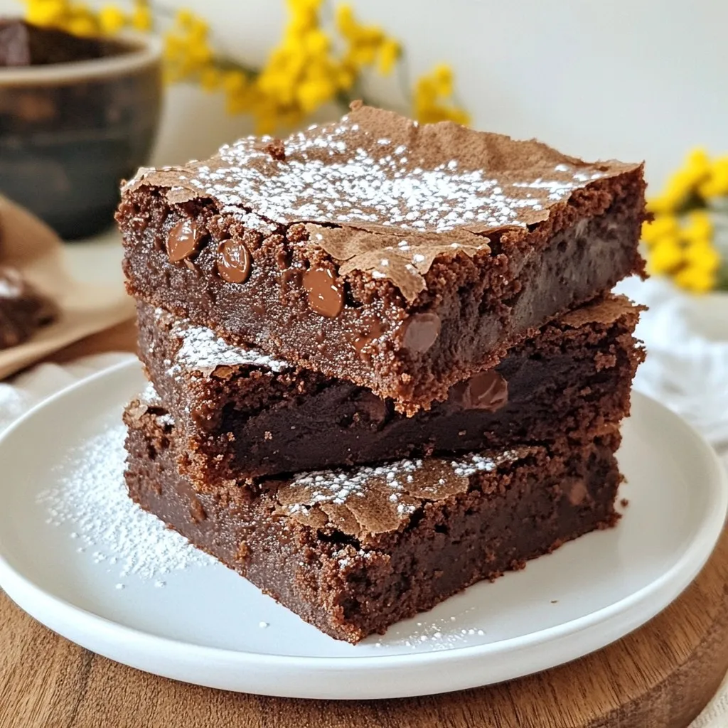 One Bowl Brownies Quick and Easy Dessert Recipe
