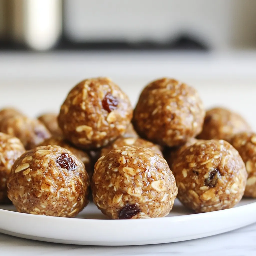 Cinnamon Roll Energy Balls Simple and Tasty Snack