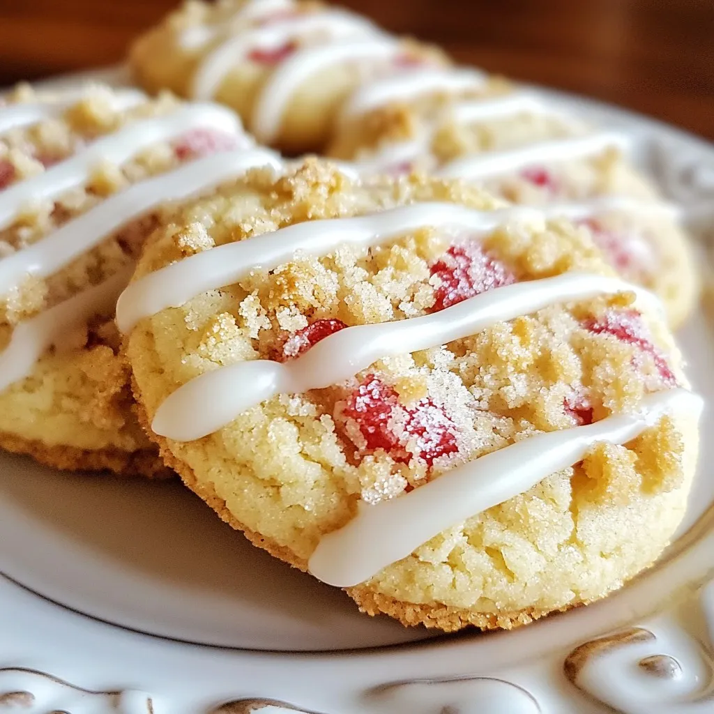 Strawberry Crunch Shortcake Cookies Sweet Treat Recipe