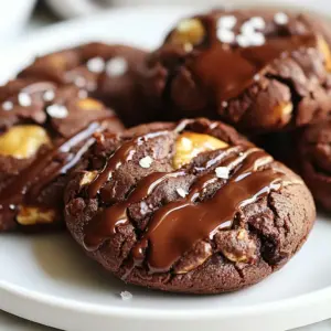 - 1 cup all-purpose flour - &frac14; cup unsweetened cocoa powder - &frac12; teaspoon baking soda - &frac14; teaspoon salt - &frac12; cup unsalted butter, melted - 1 cup brown sugar, packed - 1 large egg - 1 teaspoon vanilla extract - &frac12; cup chocolate chips - &frac12; cup walnuts, chopped (optional) - &frac12; cup cookie dough (store-bought or homemade) Fudgy Brookie Cookies need simple and tasty ingredients. Start with dry ingredients. You need flour, cocoa powder, baking soda, and salt. These make up the base of the cookie. The cocoa gives it a rich, chocolate taste. Next, for wet ingredients, you'll mix melted butter and brown sugar. This mix is key for a sweet, fudgy cookie. Add one egg and vanilla extract for extra flavor. These ingredients make the mix smooth and creamy. Don't forget the fun add-ins! Chocolate chips bring sweetness and gooeyness. Walnuts add a crunchy texture, but they are optional. The cookie dough is the last layer. It can be store-bought or homemade. This gives the cookie a fun twist, making every bite special. With these ingredients, you create a treat that is both chewy and fudgy. Each bite is a mix of flavors and textures. Enjoy gathering your ingredients for this delicious dessert! {{ingredient_image_1}} 1. Preheat your oven to 350&deg;F (175&deg;C). This is key for baking. 2. Line a baking sheet with parchment paper. It helps cookies not stick. 3. In a mixing bowl, whisk together: - 1 cup all-purpose flour - &frac14; cup unsweetened cocoa powder - &frac12; teaspoon baking soda - &frac14; teaspoon salt Set this mix aside for later. 4. In another bowl, blend: - &frac12; cup unsalted butter, melted - 1 cup brown sugar, packed Mix until it is smooth and creamy. 5. Add one large egg and 1 teaspoon vanilla extract to the sugar blend. Stir well until it is mixed completely. 6. Gradually add the dry mix to the wet mix. Stir gently until just combined. Be careful; don&rsquo;t overmix. 7. Now, fold in: - &frac12; cup chocolate chips - &frac12; cup walnuts, chopped (optional) This adds extra flavor and crunch. 8. Use a tablespoon to scoop the brownie batter onto the prepared baking sheet. Leave some space between each scoop. 9. Take the cookie dough and flatten it between your palms. Place it on top of or next to the brownie scoops. Press down lightly to stick. 10. Bake in your preheated oven for 12-15 minutes. The edges should be set, and the centers should look slightly underbaked. This keeps them fudgy. 11. Once baked, remove them from the oven. Let them cool on the baking sheet for 5 minutes before moving them to a wire rack. This helps them finish cooling. To get the right fudgy texture, you should know the difference between fudgy and chewy. Fudgy cookies are soft and rich, while chewy cookies have a bit more bounce. For fudgy brookies, your key is to not overmix the batter. Overmixing adds air and can lead to a cake-like cookie. Stir just until the dry ingredients are moistened, and stop there. This keeps the cookies dense and moist. Make your brookies pop with some simple touches. Drizzle melted chocolate over the cookies for a beautiful finish. You can melt some chocolate in the microwave for about 30 seconds, stirring until smooth. Then, use a spoon to drizzle it. Another great idea is to sprinkle a pinch of sea salt on top. This little touch enhances the chocolate flavor and adds a nice crunch. Pair your brookies with a cold glass of milk or a warm cup of coffee. The rich flavors of chocolate go well with both drinks. You can also serve them warm with a scoop of vanilla ice cream on top. This makes for a fun dessert! For a twist, try using the brookies as a base for ice cream sandwiches. Just take two brookies and add your favorite ice cream in the middle. Enjoy the mix of flavors and textures! Pro Tips Use Room Temperature Ingredients: Ensure your egg and butter are at room temperature for better emulsification and a smoother batter. Don't Overmix: Mix the batter just until combined to keep your cookies chewy and fudgy instead of cakey. Experiment with Mix-Ins: Try adding different toppings like peanut butter chips, caramel swirls, or even crushed pretzels for a unique twist. Cool Before Serving: Allow your brookies to cool on a wire rack to let the flavors meld and enhance their fudginess. {{image_2}} You can change the taste of your fudgy brookie cookies by adding flavors. Peanut butter is a great choice. Just mix in &frac12; cup of creamy peanut butter with the melted butter and sugar. This gives the cookies a rich, nutty taste. You can also try using different types of chocolate. Swap semi-sweet chocolate chips for dark or milk chocolate. Each type brings a new flavor and texture. You&rsquo;ll find that milk chocolate adds sweetness, while dark chocolate gives a deep, rich taste. If you need gluten-free options, you can use gluten-free flour instead of all-purpose flour. Make sure it has a good binding agent like xanthan gum. This keeps the texture just right. For vegan substitutions, replace the egg with a flax egg. To make a flax egg, mix 1 tablespoon of ground flaxseed with 2.5 tablespoons of water. Let it sit for a few minutes to thicken. Use coconut oil instead of butter for a vegan option. You can also make seasonal variations to your brookie cookies. For holidays, add spices like cinnamon or nutmeg to the brownie batter. This adds warmth and a festive feel. You can also use colored cookie dough. For example, use red or green dough for Christmas. This makes your brookies stand out and adds fun to any celebration. Enjoy experimenting with these delicious ideas! To keep your fudgy brookie cookies fresh, store them in an airtight container. Line the container with parchment paper. This helps absorb moisture. Place a piece of bread in the container to keep them soft. This trick works well for a few days. You can also wrap each cookie in plastic wrap. This helps keep them from drying out. For long-term storage, freezing is the best option. Place the cookies in a single layer on a baking sheet. Freeze them until solid, about one hour. Then, put the cookies in a freezer-safe bag. Remove as much air as you can. They stay good for up to three months in the freezer. When you want to eat them, just take out what you need. To enjoy your brookies after storage, preheat your oven to 350&deg;F (175&deg;C). Place the cookies on a baking sheet. Heat them for about 5 to 7 minutes. This warms them up and makes them fudgy again. You can also use a microwave. Heat each cookie for about 10 to 15 seconds. Enjoy your warm, gooey brookies! Fudgy Brookie Cookies are a fun treat that combines brownies and cookies. This recipe is popular because it gives you the best of both worlds. You get a rich, fudgy brownie base topped with cookie dough. The cookie dough melts and adds a soft, sweet layer. People love these cookies for their chewy texture and chocolatey flavor. They are perfect for parties or a cozy night in. To make your cookies extra fudgy, use these tips: - Add more butter: A little extra butter can boost moisture. - Use brown sugar: Brown sugar adds moisture and a deeper flavor. - Don't overbake: Pull them out when they're slightly underbaked. This keeps them soft and gooey. - Chill the batter: Letting the batter sit in the fridge can enhance the fudginess. Yes, you can make these cookies in advance! Here are some best practices: - Prepare the dough: Make the dough a day ahead and chill it in the fridge. - Bake later: You can scoop and freeze the uncooked dough. Just bake them straight from the freezer. - Store baked cookies: Keep baked cookies in an airtight container for up to a week. You learned how to make easy fudgy brookies. We covered ingredients and step-by-step baking. Mixing dry and wet ingredients is key to the right texture. Remember not to overmix for a perfect bake. With tips on presentation and serving, you can impress friends. Don&rsquo;t forget about fun variations to make the recipe your own. Store them right for lasting freshness. By following these steps, you can enjoy delicious brookies anytime. Baking is fun, so enjoy the process!