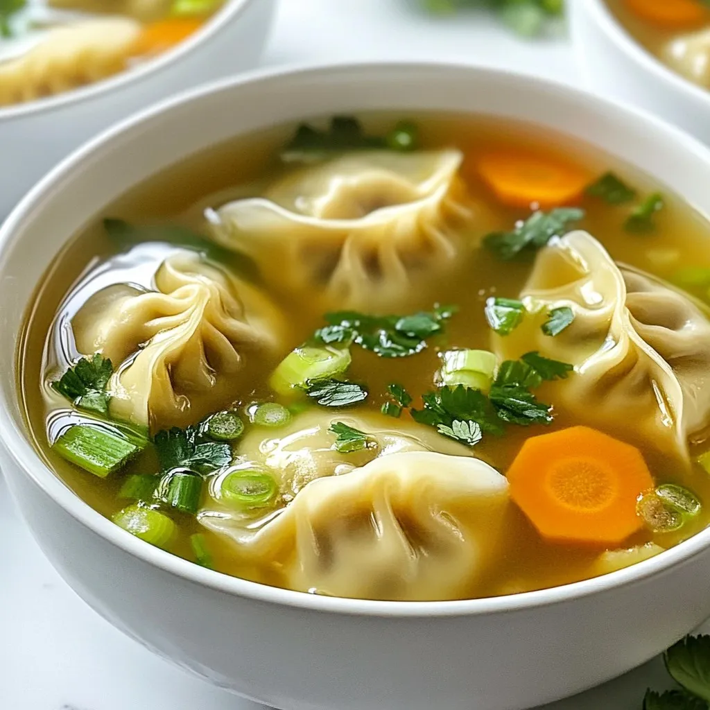 Quick Potsticker Soup Simple and Flavorful Delight