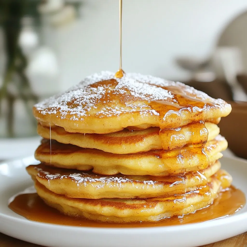 Spanish Churro Pancakes Delicious Breakfast Delight