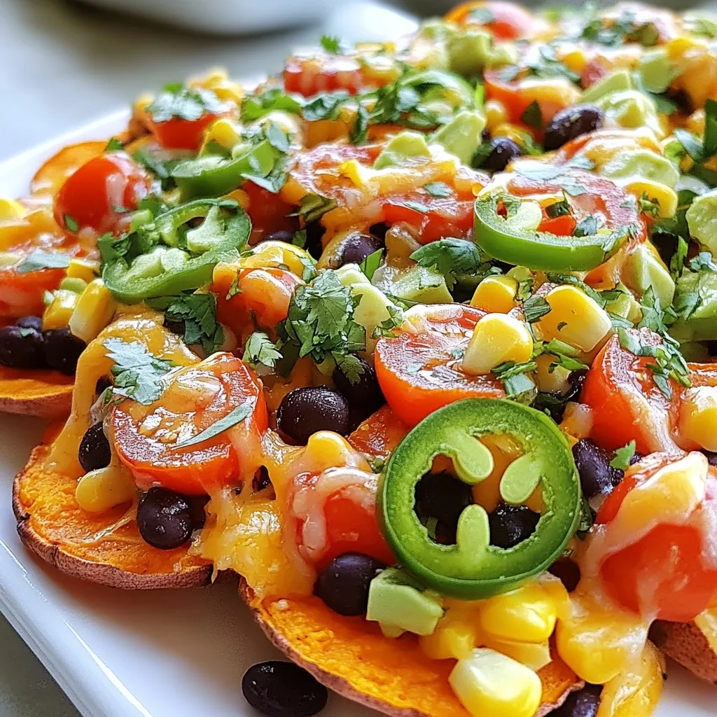 Loaded Sweet Potato Nachos Crisp and Flavorful Dish
