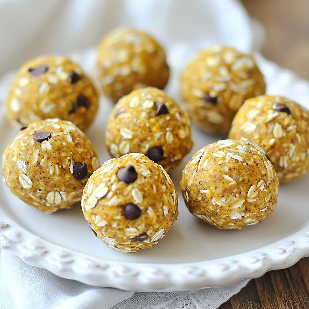 Pumpkin Protein Balls Nutritious and Tasty Snack