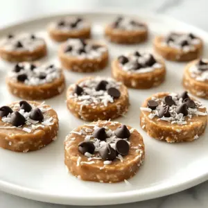 To make Minute Keto No-Bake Cookies, you will need: - 1 cup almond flour - 1/2 cup unsweetened shredded coconut - 1/4 cup keto-friendly sweetener (like erythritol or monk fruit) - 1/2 cup natural almond butter (smooth) - 1/2 teaspoon vanilla extract - 1/4 teaspoon salt - 1/4 cup unsweetened cocoa powder (optional for chocolate flavor) - 2 tablespoons coconut oil, melted - 1/4 cup unsweetened dark chocolate chips (optional for topping) I love using Bob's Red Mill almond flour and unsweetened coconut. For sweeteners, I recommend Monk Fruit or Swerve. These brands provide quality and taste. For almond butter, choose a natural brand without added sugars. I prefer Justin&rsquo;s for its smooth texture. If you're allergic to nuts, you can swap almond flour with sunflower seed flour. For those avoiding coconut, try using ground oats instead of shredded coconut. You can also use sunflower seed butter in place of almond butter. Always check for any allergens in your substitutes. {{ingredient_image_1}} To start, gather all your ingredients. You need almond flour, shredded coconut, sweetener, almond butter, vanilla, salt, cocoa powder, and coconut oil. If you want chocolate cookies, grab some dark chocolate chips too. In a large mixing bowl, combine the almond flour, shredded coconut, sweetener, and salt. If you choose to make chocolate cookies, add cocoa powder here. In another bowl, mix the almond butter, melted coconut oil, and vanilla. Stir until it's smooth. Pour this mix into the dry ingredients. Mix well until everything is blended. The dough should feel sticky but easy to handle. Next, scoop out the dough with a tablespoon. Roll it into balls or flatten them into discs. Place your cookies on a parchment-lined baking sheet or a plate. If you want, sprinkle dark chocolate chips on top for extra flavor. Finally, put the cookies in the fridge for about 30 minutes. This helps them firm up. Enjoy your tasty treats! Each cookie has about 100 calories. This is a great low-calorie treat. You can enjoy them without guilt! - Fat: 9 grams - Protein: 3 grams - Carbohydrates: 4 grams - Fiber: 2 grams - Net Carbs: 2 grams These cookies are low in carbs, making them perfect for keto diets. They provide healthy fats and protein to keep you full. - Almond Flour: This flour is low in carbs and high in vitamin E. It supports heart health and boosts skin health. - Coconut: Shredded coconut has fiber and healthy fats. It helps with digestion and keeps you energized. - Almond Butter: This nut butter is rich in protein and healthy fats. It helps reduce hunger. - Cocoa Powder: If used, cocoa adds antioxidants, which are good for your heart. These ingredients come together to create a treat that is not only tasty but also healthy. Enjoying these cookies can support your wellness goals! Pro Tips Use Room Temperature Ingredients: Allow your almond butter and coconut oil to come to room temperature for easier mixing and better texture. Experiment with Flavorings: Feel free to add different extracts like almond or coconut for an extra layer of flavor! Store Properly: Keep the cookies in an airtight container in the refrigerator to maintain freshness for up to a week. Customize Toppings: Try adding chopped nuts, seeds, or a drizzle of nut butter on top for added crunch and flavor. {{image_2}} When making Minute Keto No-Bake Cookies, some errors can lead to a less tasty treat. First, ensure your almond butter is smooth. Chunky almond butter won't blend well. Second, measure your almond flour accurately. Too much can make the cookies dry. Third, don't skip the refrigeration step. Chilling firms the cookies, making them easier to enjoy. Lastly, remember to mix well. Uneven mixing can cause some cookies to taste bland. To keep your cookies fresh, store them in an airtight container. Place parchment paper between layers to prevent sticking. You can keep them in the fridge for up to a week. For serving, I love placing them on a colorful plate. Adding a sprinkle of shredded coconut or chopped nuts gives a nice touch. If you're feeling fancy, drizzle some melted chocolate on top before serving. To make your cookies even better, think about adding mix-ins. Chopped nuts add a nice crunch. If you like chocolate, use cocoa powder for a richer flavor. Adding a pinch of sea salt on top can balance the sweetness. You can also try other nut butters, like cashew or peanut butter, for a different taste. Each change can make the cookies feel fresh and new! You can change the flavor of your Minute Keto No-Bake Cookies easily. For a chocolate twist, add 1/4 cup of unsweetened cocoa powder to the dry mix. This gives your cookies a rich, chocolatey taste. You can also add nuts like chopped almonds or walnuts for crunch. Simply mix in 1/4 cup of your favorite nuts. This adds texture and boosts flavor, making each bite exciting. To make these cookies vegan, swap the almond butter for a nut-free option. Try sunflower seed butter or pumpkin seed butter. Both work well and keep the cookies tasty. Ensure your sweetener is vegan too. Erythritol and monk fruit are great choices. By making these small changes, you can enjoy a vegan treat that fits your diet. If you prefer your cookies less sweet, adjust your sweetener. Start with 2 tablespoons of your keto-friendly sweetener. You can always add more if needed. Taste the dough before you shape the cookies. This way, you can find the perfect level of sweetness for your liking. Remember, everyone's taste is different, so feel free to experiment! To store these cookies, place them in an airtight container. You can keep them in the fridge for up to a week. This helps them stay fresh and tasty. If you want to keep them longer, use a freezer. Just make sure to separate layers with parchment paper. This prevents them from sticking together. Yes, you can freeze these cookies! They freeze well. Just store them in a freezer-safe container. They can last for about three months in the freezer. To enjoy, let them thaw in the fridge or at room temperature. This keeps their texture nice and chewy. These cookies are keto-friendly because they have low carbs. Almond flour and shredded coconut are great substitutes for regular flour. They provide healthy fats and fiber. The sweetener, like erythritol, adds sweetness without sugar. This means you can enjoy a tasty treat while staying in your keto plan. This blog post covers everything you need for making Minute Keto No-Bake Cookies. We looked at the key ingredients, their brands, and how to substitute for allergens. You learned the step-by-step process for preparation, combining, and shaping the cookies. We also explored their nutritional benefits and gave tips to enhance flavor. Finally, we shared variations to suit your taste, including vegan options. Now, you have the tools to create delicious, healthy treats. Enjoy baking these easy cookies!