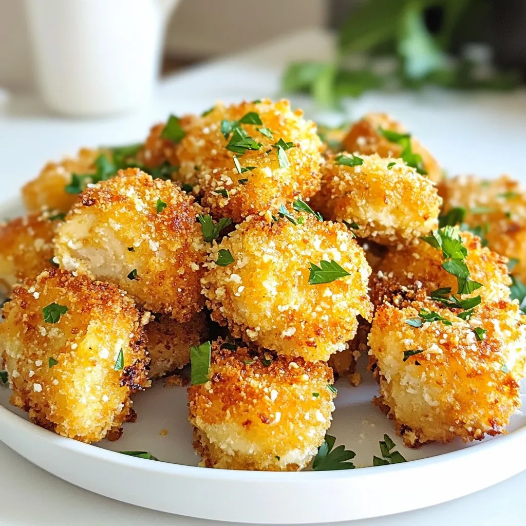 Garlic Parmesan Chicken Bites Savory and Simple Snack