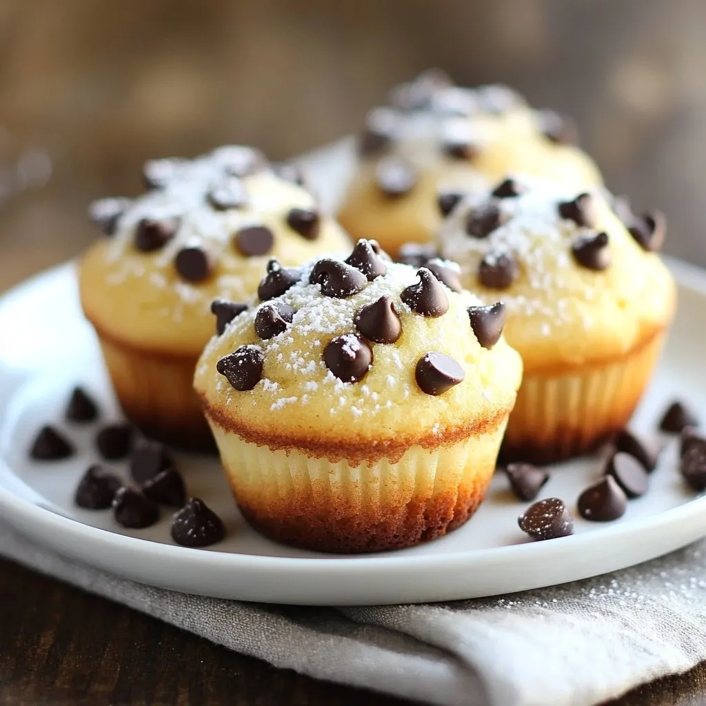 Chocolate Chip Greek Yogurt Muffins Delicious Treat