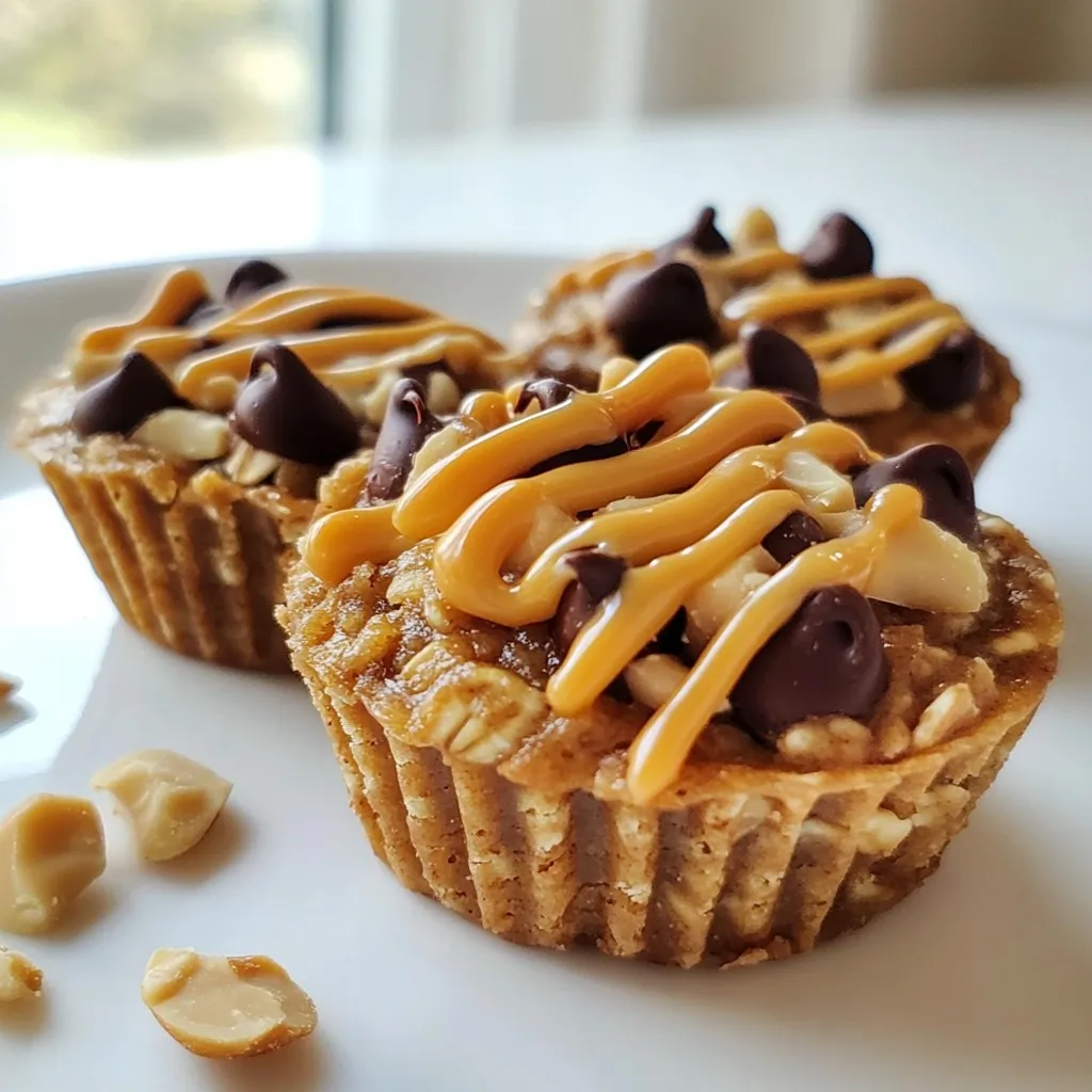 Ingredient No Bake Peanut Butter Oat Cups Delight