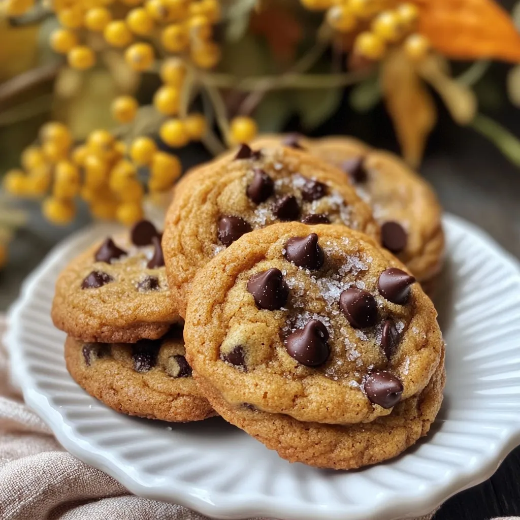Brown Butter Pumpkin Chocolate Chip Cookies Delight