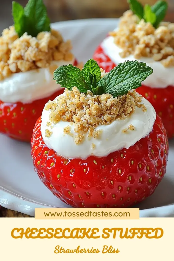 Discover the perfect summer treat with these cheesecake stuffed strawberries! This deviled strawberries recipe is a delightful blend of cream cheese and sweet strawberries, making it an ideal choice for your next gathering. These no-bake cheesecake strawberries are easy to prepare and perfect for satisfying your sweet cravings. Try this simple strawberry dessert idea today and impress your guests! Save this recipe for creamy strawberry treats! #CheesecakeStuffedStrawberries #DeviledStrawberries #StrawberryDessertIdeas #NoBakeDesserts
