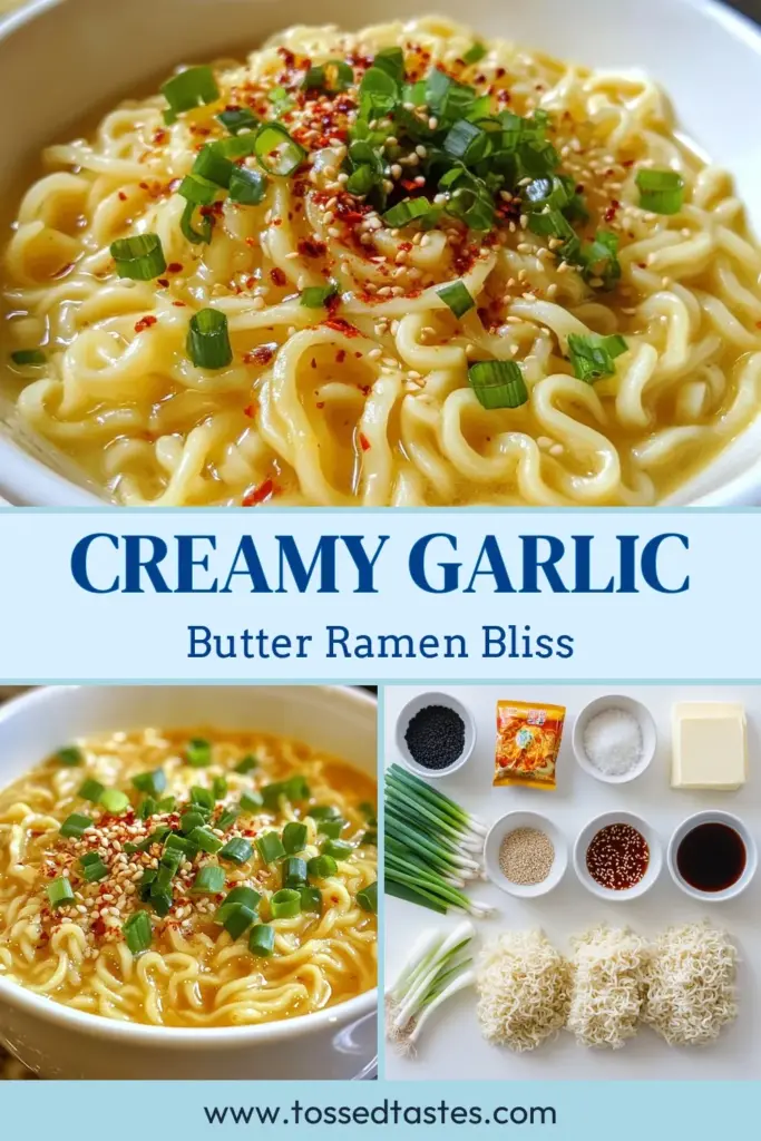 Discover the ultimate Creamy Garlic Butter Ramen hack that transforms instant ramen into an indulgent meal. This easy ramen recipe is a game-changer, featuring rich garlic butter noodles that are both quick and satisfying. In just 20 minutes, you can whip up this creamy ramen that's perfect for any night of the week. Don't miss out on this delicious instant ramen hack—save the pin now! #CreamyGarlicButterRamen #EasyRamenRecipe #QuickCreamyRamen #GarlicButterNoodles
