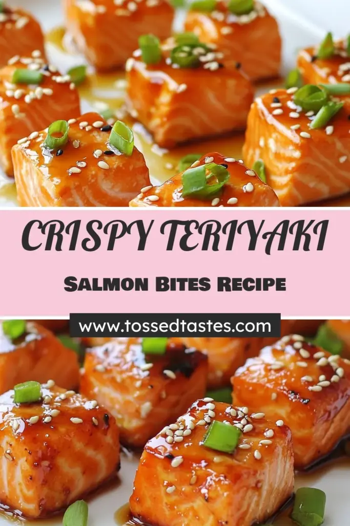 Discover the irresistible flavors of Air Fryer Teriyaki Salmon Bites! This easy Air Fryer salmon recipe is perfect for quick salmon appetizers that your family will love. Marinated in a savory teriyaki sauce, these healthy salmon bites cook to perfection in under 10 minutes. Ready to impress your guests? Save this Teriyaki Salmon Bites recipe for your next gathering! #TeriyakiSalmon #HealthySalmonRecipes #QuickAppetizers #AirFryerRecipes