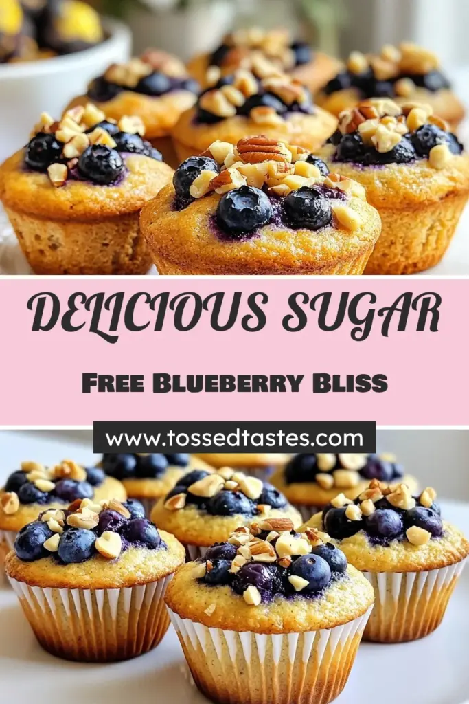 Indulge guilt-free with these sugar-free blueberry muffins! Made with almond flour, these healthy muffin recipes are perfect for anyone looking for low-carb blueberry muffins. Enjoy a delicious and gluten-free treat that’s easy to make. With just 10 minutes of prep time, you can savor these delightful muffins in no time. Try this recipe and elevate your snack game today! Save it for later! #SugarFreeRecipes #HealthyMuffins #LowCarbRecipes #GlutenFreeBaking
