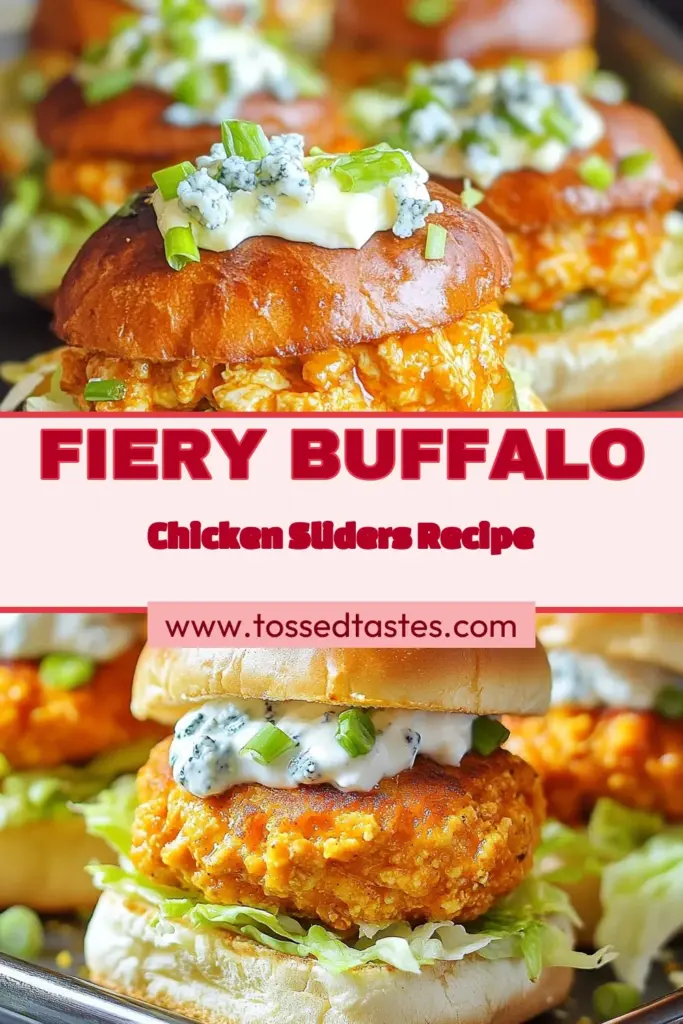 Get ready to spice up your gatherings with these delicious spicy buffalo chicken sliders! This easy buffalo sliders recipe uses ground chicken and a zesty buffalo sauce for the ultimate flavor. Perfect as chicken slider appetizers, they're quick to prepare and sure to please a crowd. Treat your taste buds and make these buffalo chicken sliders for your next party! Save this recipe for a snack you'll love! #BuffaloChickenSliders #GroundChickenSliders #EasyBuffaloSliders #ChickenSliderAppetizers