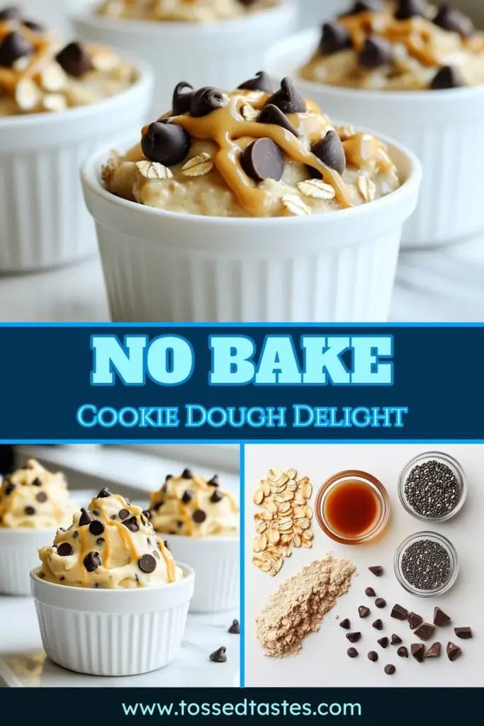Craving a delicious and healthy snack? Try this easy edible cookie dough recipe using almond flour for a guilt-free treat! This no-bake cookie dough recipe is perfect as a raw cookie dough alternative, packed with nutritious ingredients like rolled oats and almond butter. Enjoy your healthy cookie dough dessert in under 40 minutes! Don't miss out—you'll want to save this recipe! #ediblecookiedough #healthycookies #nobakedessert #almondflourcookies