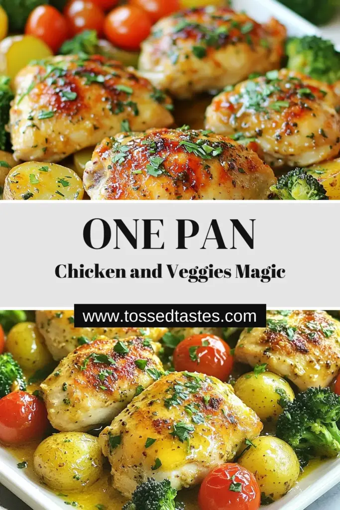 Discover the ultimate convenience with this Sheet Pan Garlic Butter Chicken & Veggies recipe! Perfect for a busy weeknight, this easy sheet pan dinner combines tender garlic butter chicken with delicious veggies for a nutritious, one pan chicken dinner. Enjoy flavorful chicken and veggies in just 40 minutes. Try this Garlic Butter Chicken recipe tonight and make mealtime a breeze! Save this easy recipe for later! #SheetPanGarlicButterChicken #EasySheetPanDinner #ChickenAndVeggiesRecipe #OnePanChickenDinner