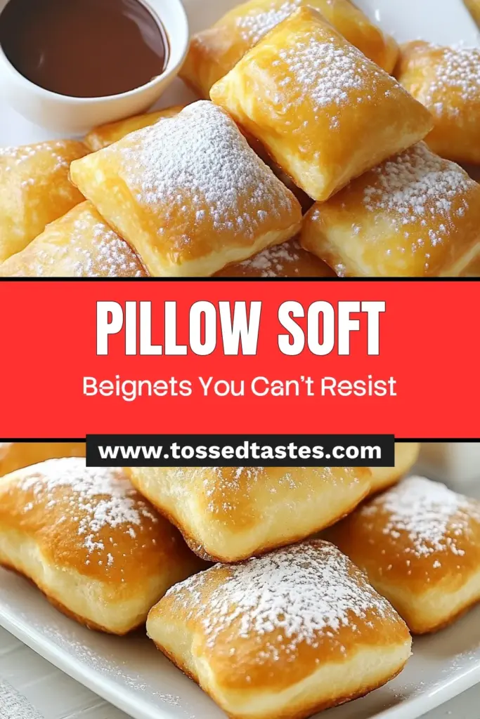 Indulge in the sweet bliss of homemade vanilla beignets with this easy beignet recipe! These soft French beignets are perfect for breakfast or dessert, made from simple ingredients you likely have at home. With just 30 minutes of prep, enjoy a delightful treat that’s crispy on the outside and soft on the inside. Fry up a batch today and savor the goodness! Don’t forget to save this fried doughnuts recipe for later! #VanillaBeignets #EasyBeignetRecipe #HomemadeBeignets #FriedDoughnutsRecipe