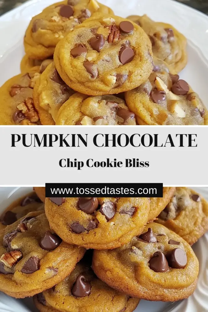 Indulge in the warmth of fall with these delicious brown butter pumpkin chocolate chip cookies! Perfectly chewy, these brown butter pumpkin cookies are infused with pumpkin puree and loaded with semi-sweet chocolate chips, making them the ultimate treat for your fall baking recipes. Don't miss out on these irresistible pumpkin chocolate chip cookies! Save this recipe and enjoy every bite. #FallBaking #PumpkinCookies #ChocolateChipCookies #BakingRecipes