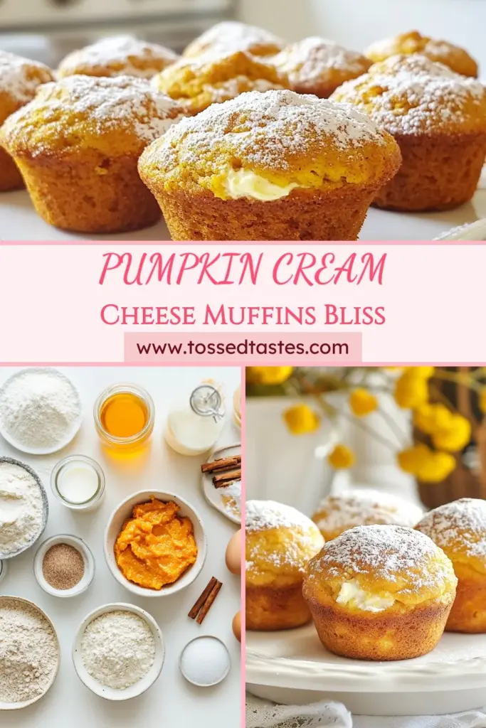 Indulge in the flavors of fall with these Pumpkin Spice Cream Cheese Muffins! This easy pumpkin spice recipe combines rich pumpkin puree with a creamy center, making it a perfect treat for autumn baking. Enjoy these delicious pumpkin spice muffins as a breakfast or snack. Try this cream cheese muffins recipe and savor every bite! Save this recipe to delight your taste buds! #PumpkinSpiceMuffins #AutumnBaking #EasyRecipe #PumpkinPureeMuffins