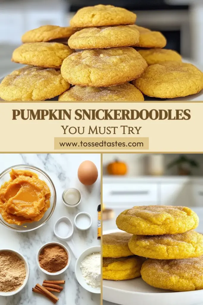 Indulge in the rich flavors of Brown Butter Pumpkin Snickerdoodles that perfectly blend fall spices with creamy pumpkin. This Pumpkin Cookie Recipe is an easy way to elevate your baking game this season. Enjoy these Snickerdoodle Cookies with Pumpkin for an irresistible fall treat that's sure to impress. Try this easy pumpkin dessert idea today and share your delicious results! #BrownButterPumpkinSnickerdoodles #PumpkinCookieRecipe #FallBakingRecipes #EasyPumpkinDessertIdeas