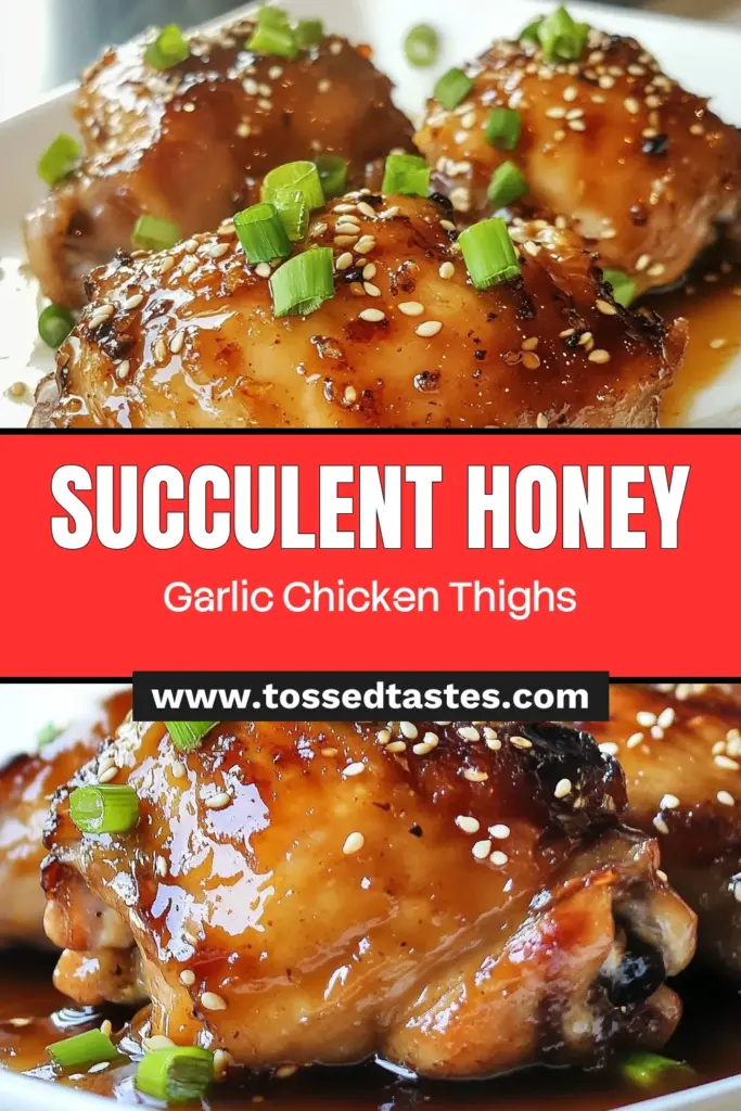 Discover the deliciousness of slow cooker honey garlic chicken with this easy slow cooker honey garlic chicken thighs recipe! Perfect for busy nights, this healthy chicken thigh recipe combines tender chicken thighs with a savory soy sauce garlic chicken dish that's sure to impress. In just 10 minutes of prep, enjoy a meal full of flavor. Click through to save this recipe for your next family dinner! #SlowCookerRecipes #HealthyEating #ChickenDinner #RecipeIdeas