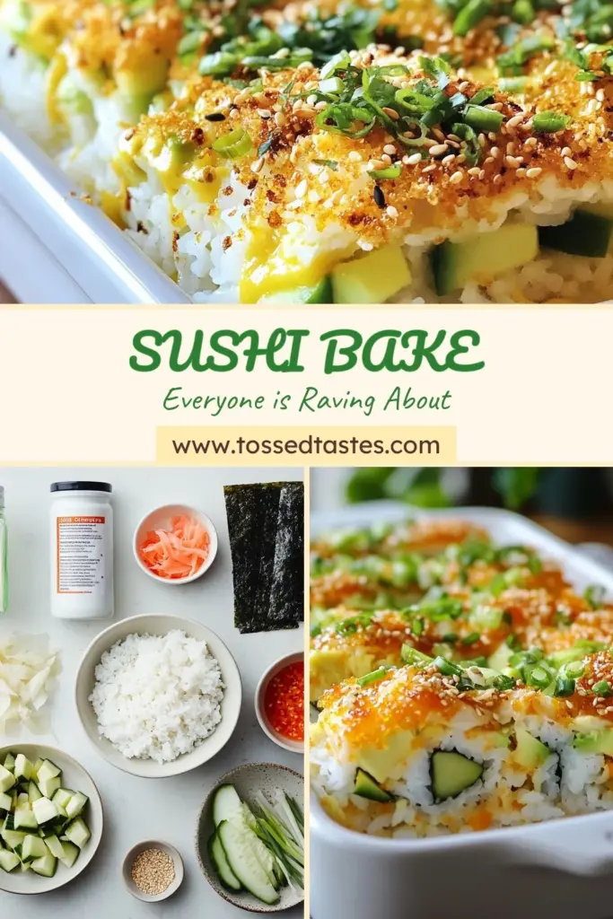 Dive into the deliciousness of the TikTok sushi bake, a viral sushi bake recipe that everyone is raving about! This easy sushi bake combines imitation crab, creamy ingredients, and sushi rice for a mouthwatering dish. Perfect for gatherings or a cozy night in, this crab sushi bake is sure to impress. Try this baked sushi recipe today and elevate your meal prep! Don’t forget to save it for later! #SushiBake #ViralRecipe #EasyDinner #CrabSushiBake