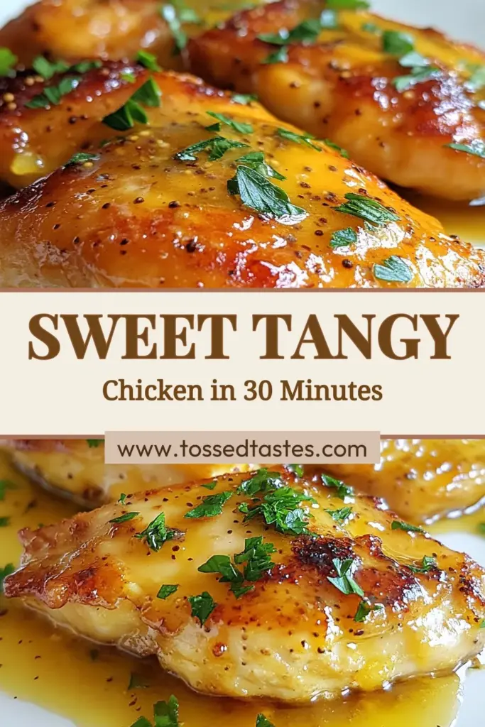 Looking for an easy chicken recipe that packs a punch? Try this sweet and tangy honey mustard chicken! Perfect as a baked chicken dinner, this marinated chicken recipe is both quick and delicious. With simple ingredients, you can whip up a flavorful meal that your family will love. Get ready to savor the mouthwatering taste of honey mustard chicken tonight! Save this recipe for your next dinner! #HoneyMustardChicken #EasyChickenRecipes #BakedChickenDinner #MarinatedChickenRecipe