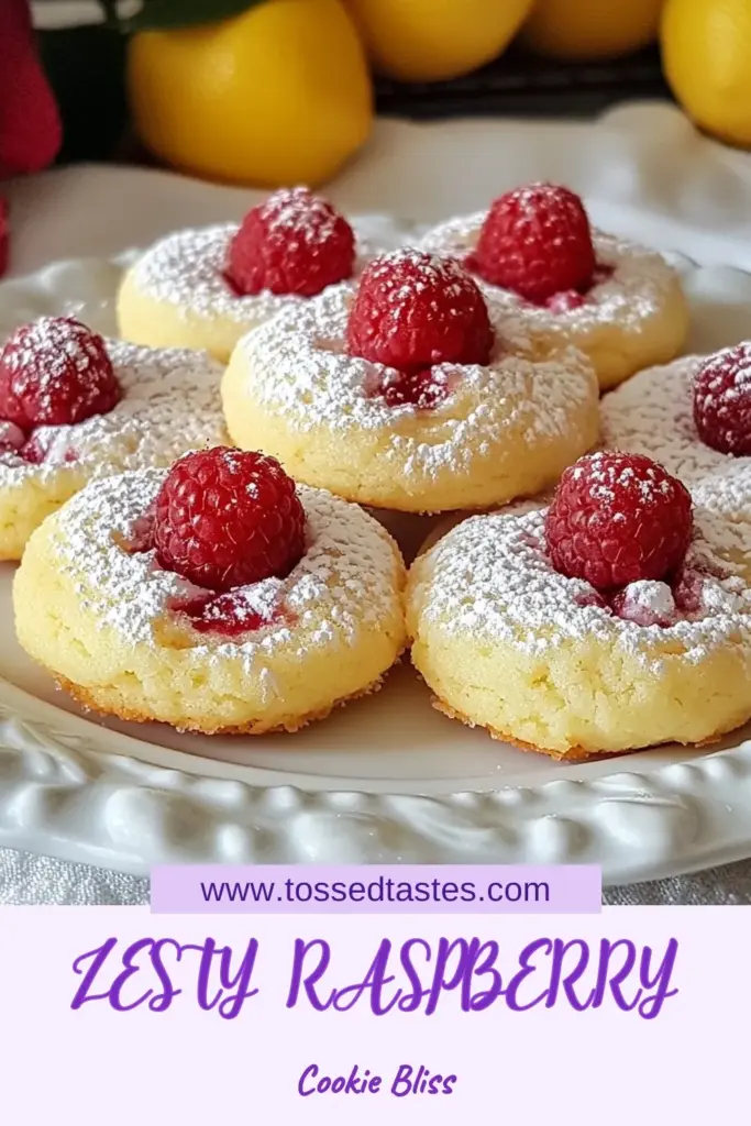 Indulge in these delightful lemon raspberry cookies that perfectly blend tangy lemon and sweet raspberries. This easy cookie recipe is perfect for any occasion, offering a refreshing twist on classic cookies. Whether you're looking for lemon cookies or a unique raspberry dessert, this lemon raspberry cookies recipe will impress. Try making these fresh raspberry cookies today and watch them disappear! Save this recipe for your baking adventures! #LemonRaspberryCookies #EasyCookieRecipes #RaspberryDessertCookies #LemonCookiesRecipe