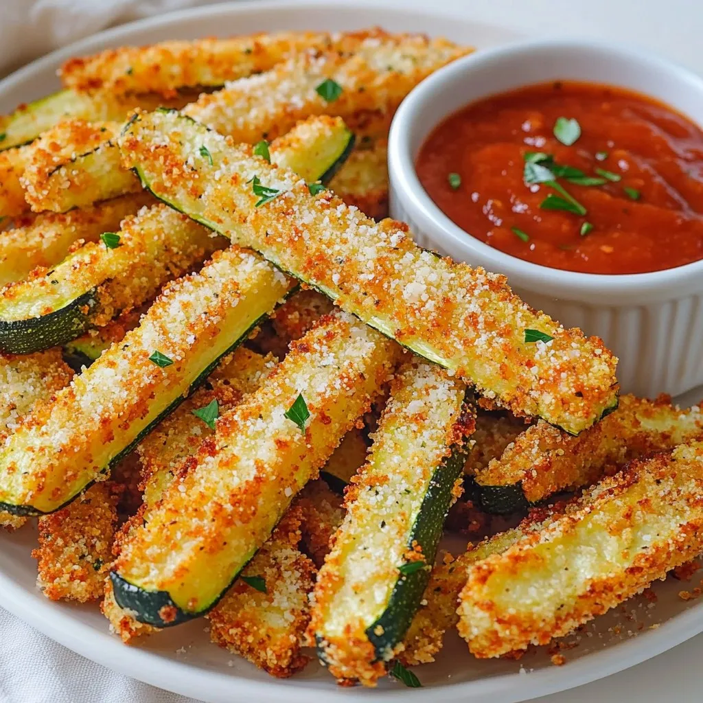 Crispy Parmesan Zucchini Fries Easy and Tasty Snack