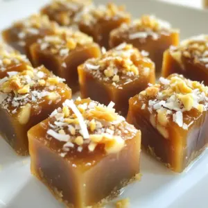 Here&rsquo;s what you need for these tasty date caramels: - 1 cup medjool dates, pitted - 1/4 cup almond butter (or nut butter of your choice) - 1/4 cup coconut cream - 1/2 teaspoon vanilla extract - 1/4 teaspoon sea salt - 1/4 cup chopped nuts (hazelnuts, walnuts, or pistachios) - Optional: 1 tablespoon cocoa powder for a chocolate twist Using medjool dates gives your caramels a rich, sweet taste. These dates are soft and sticky, making them perfect for blending. If you can&rsquo;t find medjool dates, other types may work, but the texture might change. Almond butter adds richness and healthy fats. You can use any nut butter you like, such as peanut or cashew. Coconut cream makes the caramels creamy and smooth. Make sure to use full-fat coconut cream for the best results. Vanilla extract adds a nice flavor. The sea salt balances the sweetness and enhances the taste. Topping with chopped nuts adds a nice crunch and flavor. Feel free to pick your favorite nuts. If you want a chocolate twist, cocoa powder is a great option. It gives the caramels a deeper flavor that everyone loves. These ingredients come together to create a treat that&rsquo;s simple, healthy, and oh-so-delicious! {{ingredient_image_1}} First, take your pitted dates and place them in a food processor. Process them until they turn into a sticky paste. If your dates feel hard, soak them in warm water for about 10 minutes before processing. This softens them and makes blending easier. Now, it&rsquo;s time to add the fun stuff! Add 1/4 cup of almond butter and 1/4 cup of coconut cream to the date paste. Also, include 1/2 teaspoon of vanilla extract and 1/4 teaspoon of sea salt. If you want a chocolate twist, add 1 tablespoon of cocoa powder. Blend until everything is smooth. You want a thick, caramel-like consistency. It should feel rich and creamy. Next, grab a small baking dish, about 8x8 inches, and line it with parchment paper. This helps with easy removal later. Transfer your date mixture into the dish and press it down evenly using the back of a spatula. Chill the dish in the refrigerator for at least 1 to 2 hours. This helps the mixture firm up nicely. To get the right consistency for your date caramels, start with fresh medjool dates. They should be soft and sticky. If your dates are hard, soak them in warm water for about 10 minutes. This softens them and makes blending easier. After soaking, drain them well before processing. When you blend the dates, use a strong food processor. Pulse the dates until they form a smooth paste. Then, add almond butter, coconut cream, and other ingredients. Blend until the mixture is thick and creamy. Make sure there are no lumps. This will give you that perfect caramel-like texture. Don&rsquo;t hesitate to get creative with your toppings and mix-ins. You can add chopped nuts like hazelnuts, walnuts, or pistachios for a crunchy bite. You can also roll the caramels in shredded coconut for extra flavor. For a chocolate twist, mix in cocoa powder to the date blend. Adjust the sweetness to your liking. If you want it sweeter, add a bit more almond butter or coconut cream. If you prefer less sweetness, reduce the amount of almond butter. This lets you customize your date caramels to suit your taste. There are many fun ways to enjoy your date caramels. You can serve them as a healthy snack or a tasty dessert. Try pairing them with fresh fruit like apples or bananas for a delightful treat. You can also enjoy them with a cup of tea or coffee. They make a great pick-me-up during the day. Arrange the caramels on a beautiful plate for a nice presentation when serving guests. Get creative and enjoy every bite! Pro Tips Soften Your Dates: If your medjool dates are a bit hard, soaking them in warm water for about 10 minutes will make them easier to process into a smooth paste. Customize the Toppings: Feel free to experiment with different nuts or even toppings like shredded coconut or seeds for added flavor and texture. Chill for Best Texture: Allow the caramel to chill in the fridge for at least 1-2 hours. This helps it to firm up nicely, making it easier to cut into perfect squares. Storage Tips: Keep your date caramels in an airtight container in the refrigerator. They stay fresh for up to two weeks, making them a great snack option! {{image_2}} You can switch up the nut butter in this recipe. Almond butter is great, but try peanut butter or cashew butter. Each nut butter adds its own taste. You can also use coconut oil instead of coconut cream. Coconut oil makes the caramels lighter. It gives a nice texture and flavor. Add spices for fun twists! Cinnamon and nutmeg work well. They bring warmth and depth to your treat. You can also mix in dried fruits like raisins or apricots. Seeds, such as chia or flax, add crunch and nutrition. These small changes can transform your date caramels into something new. Want a chocolate version? Add cocoa powder to your mix. Just one tablespoon makes a big difference! You can also dip the caramels in melted chocolate. This makes a rich, sweet treat. Use dark, milk, or white chocolate for a special touch. Enjoy exploring these tasty variations! To keep your date caramels fresh, store them in an airtight container. This helps prevent moisture loss and keeps them soft. You can use glass or plastic containers with tight lids. A small, flat container works best. Layer parchment paper between the caramels if stacking them. This keeps them from sticking together. Date caramels stay fresh for about two weeks in the fridge. Ensure they are kept cool and dry. You may notice some changes after this time. Signs of spoilage include a dry texture or an off smell. If they look hard or discolored, it's best to discard them. Always trust your senses when it comes to food safety. Yes, you can use other dates. Medjool dates are soft and sweet. They blend well. If you use Deglet Noor dates, soak them longer. They are drier and less sweet. You might need more coconut cream or nut butter to get the right texture. To make date caramels vegan, swap almond butter for any nut butter. You can also use sunflower seed butter for nut-free options. Use coconut cream as it is already dairy-free. Ensure your vanilla extract is pure and alcohol-free for a vegan treat. Date caramels are healthy! Medjool dates are full of fiber and natural sugars. They give you energy without a sugar crash. Almond butter adds healthy fats and protein. Coconut cream offers good fats too. Together, they make a yummy and nutritious snack. Yes, you can freeze date caramels! Cut them into pieces first. Wrap each piece in parchment paper. Place them in an airtight container. They can last up to three months in the freezer. To thaw, leave them in the fridge overnight before enjoying. You now have all the tools to make delicious and healthy date caramels. We covered the key ingredients, the step-by-step process, tips for the perfect texture, fun variations, and storage advice. With all these insights, you can enjoy creating your own treats. Feel free to experiment with flavors and enjoy them in many ways. Remember, these caramels are not only tasty but also packed with nutrients. Dive in and let your creativity shine in the kitchen!