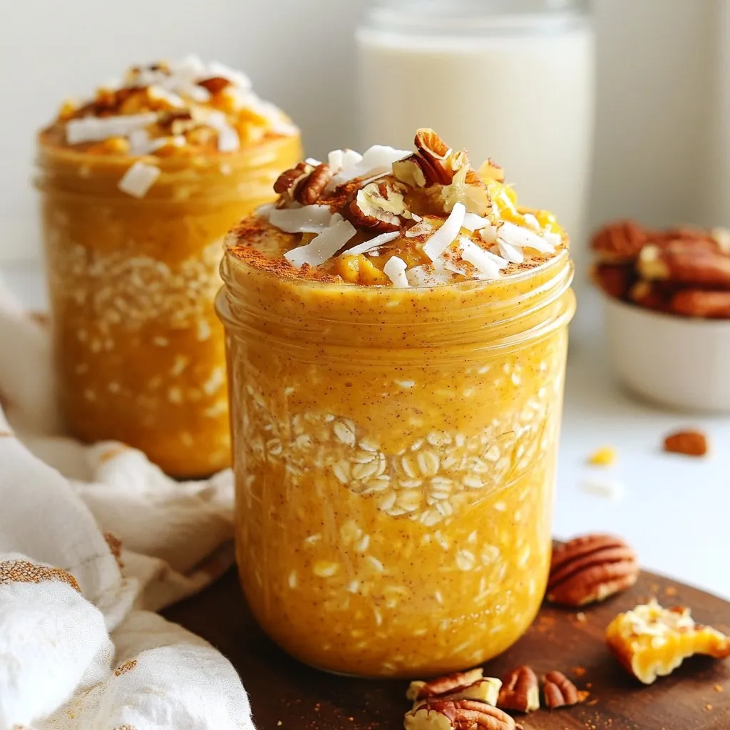 Pumpkin Spice Overnight Oats Easy and Healthy Recipe