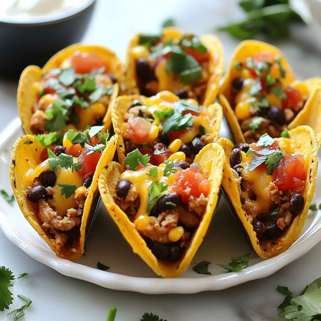 Mini Baked Chicken Tacos Flavorful and Easy Meal