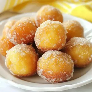 - 1 cup all-purpose flour - 1/4 cup granulated sugar - 1 teaspoon baking powder - 1/4 teaspoon baking soda - 1/2 teaspoon salt - 1/2 teaspoon ground cinnamon - 1/4 cup milk - 1 large egg - 2 tablespoons unsalted butter, melted To make these donut holes, you need basic pantry items. All-purpose flour gives structure. Granulated sugar adds sweetness. Baking powder and baking soda help the dough rise. Salt enhances flavors, while ground cinnamon adds warmth. Milk makes the dough moist. The egg binds the mix. Melted butter adds richness. - 1/4 cup granulated sugar (for coating) - 1 teaspoon ground cinnamon (for coating) - Vegetable oil, for frying The coating is a mix of sugar and ground cinnamon. This gives the donut holes a sweet and spicy finish. Vegetable oil is key for frying. It should be hot enough for that perfect golden color. - Mixing bowls - Spoon or cookie scoop - Deep pot or fryer for frying You will need mixing bowls for combining ingredients. A spoon or cookie scoop helps with shaping the dough. A deep pot or fryer is crucial for frying. Make sure it can hold enough oil for deep frying. This ensures even cooking and that delightful crunch. Now that you have your ingredients and tools ready, you're set to create these sweet cinnamon sugar donut holes! {{ingredient_image_1}} Start by grabbing a mixing bowl. In this bowl, whisk together the following dry ingredients: - 1 cup all-purpose flour - 1/4 cup granulated sugar - 1 teaspoon baking powder - 1/4 teaspoon baking soda - 1/2 teaspoon salt - 1/2 teaspoon ground cinnamon Whisk these ingredients until they blend well. This step is key. It helps to evenly mix the baking powder and cinnamon. A good blend ensures that each donut hole rises and has that warm spice flavor. Now, take another bowl. Here, you will combine the wet ingredients: - 1/4 cup milk - 1 large egg - 2 tablespoons unsalted butter, melted Whisk these together until the mix is smooth. This mixture adds moisture and richness to your donut holes. Make sure the melted butter cools a bit before adding it. This keeps the egg from cooking. Heat vegetable oil in a deep pot or fryer until it reaches 350&deg;F (175&deg;C). Use a thermometer for precision. This step is essential. If the oil is too hot, the outsides will burn. If it's too cool, your donut holes will soak up too much oil. Using a small spoon or cookie scoop, drop small balls of dough (about 1 inch in diameter) into the hot oil. Be careful not to overcrowd the pot. This keeps the temperature steady. Fry the donut holes for about 2-3 minutes. Turn them occasionally until golden brown. They should look fluffy and cooked through. Once done, transfer the donut holes to a paper towel-lined plate with a slotted spoon. This helps drain excess oil. Now, they are ready for the final touch&mdash;coating them in cinnamon sugar. To get the best texture for your donut holes, focus on the dough. Start with a thick but slightly sticky mixture. This balance helps create a soft inside. If the dough is too dry, your donut holes may come out dense. Frying time is key! Fry each donut hole for about 2-3 minutes. Watch for a golden brown color. Turn them gently while frying to ensure even cooking. A common mistake is overcrowding the frying pot. When too many donut holes fry at once, they can stick together. This also lowers the oil temperature. Always fry in small batches for the best results. Another mistake is not heating the oil properly. The oil should be around 350&deg;F (175&deg;C). Use a thermometer to check the temperature. If the oil is too cool, your donut holes will absorb too much oil. To boost flavor, consider adjusting the spices. You can add a pinch of nutmeg for warmth. A dash of vanilla extract in the wet mixture adds sweetness. You can also mix in mini chocolate chips for a fun twist. These little changes can make your donut holes even more delightful! Pro Tips Use a Candy Thermometer: This ensures your oil is at the perfect frying temperature, resulting in perfectly cooked donut holes. Don&rsquo;t Overcrowd the Pot: Fry in small batches to maintain the oil temperature and ensure even cooking. Mix the Coating Well: Ensure the sugar and cinnamon are well combined for an even coating on each donut hole. Serve Fresh: These donut holes are best enjoyed warm right after frying for the ultimate taste and texture experience. {{image_2}} You can change the taste of your donut holes easily. Try adding chocolate chips to the dough for a sweet surprise. They melt in the warm donut, adding a rich flavor. If you prefer a more subtle taste, mix in some vanilla extract. Just a teaspoon can make a big difference. You can also use nutmeg in place of cinnamon. Nutmeg gives a warm, earthy flavor that pairs well with sweet treats. While cinnamon sugar is classic, you can explore other options. A simple glaze can add a shiny finish. To make a glaze, mix powdered sugar with a bit of milk. Dip the warm donut holes in this mixture. You can also use powdered sugar for a sweeter touch. This adds a soft, sweet layer that contrasts with the warm donut. If you want a healthier version, consider using whole wheat flour. This gives a nutty flavor and adds fiber. You can also reduce the sugar in the recipe. Instead of 1/4 cup, try using just 2 tablespoons. This still keeps the sweetness but cuts down on sugar. Another option is to use a sugar substitute. Look for ones that measure like sugar for the best results. To keep your uncoated donut holes fresh, first let them cool completely. Place them in an airtight container. They stay good for about two days at room temperature. If you want them to last longer, freeze them. Wrap each donut hole in plastic wrap and put them in a freezer bag. They can stay in the freezer for up to three months. To eat them, just thaw them at room temperature or in the fridge overnight. Coated donut holes taste best the day you make them. To store them, place them in a single layer in an airtight container. If you stack them, the sugar coating might get soggy. Keep them at room temperature, and they will stay fresh for about one day. If you have leftovers, you can chill them in the fridge, but the coating might lose its crunch. To reheat donut holes, use your oven for the best results. Preheat your oven to 350&deg;F (175&deg;C). Place the donut holes on a baking sheet in a single layer. Heat them for about 5 to 7 minutes. This method helps keep their fluffy texture. You can also use the microwave, but be careful. Heat them in short bursts of 10 to 15 seconds to avoid making them tough. Enjoy your warm donut holes without losing their delightful taste! To check if your donut holes are cooked, look for a golden brown color. This means they are ready. You can also insert a toothpick into one. If it comes out clean, the donut holes are done. Fry them for about 2-3 minutes. Remember to turn them occasionally for even cooking. Yes, you can make these donut holes in advance. However, they taste best fresh. If you want to prep ahead, store uncoated donut holes in an airtight container. Keep them in the fridge for up to two days. You can also freeze them for longer storage. Just remember to coat them with cinnamon sugar when you are ready to serve. For frying donut holes, vegetable oil works well. It has a high smoke point of about 350&deg;F. This makes it great for frying. Other oils like canola or peanut oil are good options too. Each oil can add a slight flavor, so choose one you like! Cinnamon sugar donut holes are fun to make and delicious to eat. We covered the main ingredients, tools, and step-by-step instructions to help you fry perfect donut holes. Remember to avoid common mistakes, like not heating the oil enough. You can also try different flavors and coatings. Store them correctly to keep them fresh. With these tips, you&rsquo;ll impress everyone with your baking skills. Enjoy your tasty snack!