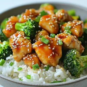 - 500g boneless chicken thighs, diced - 2 cups broccoli florets - 1/4 cup honey - 3 tablespoons Sriracha sauce - 2 tablespoons soy sauce - 1 tablespoon sesame oil - 3 cloves garlic, minced - 1 inch ginger, grated - Sesame seeds for garnish - Green onions, chopped for garnish - Salt and pepper to taste To create the best Honey Sriracha Chicken & Broccoli, you need fresh ingredients. Start with boneless chicken thighs. They stay juicy and tender. Diced broccoli florets add crunch and color. Honey gives a sweet touch, while Sriracha adds a spicy kick. The blend of these main ingredients makes a delightful dish. Next, the additional ingredients balance flavors. Soy sauce adds depth, and sesame oil gives a nutty flavor. Fresh garlic and ginger brighten the dish. Together, these elements create a marinade that infuses the chicken with taste. For garnishes, I recommend sesame seeds and chopped green onions. They make your dish look pretty and add a final burst of flavor. Season with salt and pepper to enhance the taste. Gather all these items before you start cooking. Being prepared helps you make a delicious meal with ease. {{ingredient_image_1}} To start, grab a large bowl. In it, mix together the following: - 1/4 cup honey - 3 tablespoons Sriracha sauce - 2 tablespoons soy sauce - 1 tablespoon sesame oil - 3 cloves garlic, minced - 1 inch ginger, grated Stir well until everything blends into a smooth sauce. The sweet honey and spicy Sriracha will create a tasty balance. Next, take your diced chicken thighs. Add them to the marinade in the bowl. Make sure each piece is well coated. Once coated, cover the bowl and place it in the refrigerator. Let it marinate for at least 30 minutes. If you have time, let it sit for two hours. This extra time helps the chicken soak up all the flavors. Now, it&rsquo;s time to cook! Heat a tablespoon of oil in a large skillet or wok over medium-high heat. Once the oil is hot, add the marinated chicken (remember to save the marinade for later). Stir-fry the chicken for about 5-7 minutes, until it's browned and fully cooked. After the chicken is cooked, remove it from the skillet and set it aside. In the same skillet, add the broccoli florets. Cook them for 3-4 minutes until they are tender-crisp. While the broccoli cooks, mix 1 tablespoon of cornstarch with 2 tablespoons of water in a small bowl. This creates a slurry to thicken the sauce. Return the cooked chicken to the skillet with the broccoli. Pour the reserved marinade over the chicken and broccoli. Let it simmer for 2-3 minutes. Then, stir in the cornstarch slurry. Keep stirring until the sauce thickens. Season with salt and pepper to taste. Once done, remove from heat and serve hot. Garnish with sesame seeds and chopped green onions for added flavor and color. Marinating your chicken is key to great taste. I recommend marinating for at least 30 minutes. For even better flavor, try marinating for up to 2 hours. This allows the chicken to absorb all the delicious flavors from the honey, Sriracha, soy sauce, sesame oil, garlic, and ginger. Make sure to coat each piece well. Cover the bowl, and place it in the fridge. This keeps the chicken cool and safe while it soaks up all that goodness. For the best stir-fry, keep your skillet or wok hot. Heat a tablespoon of oil over medium-high heat. Once it shimmers, add the marinated chicken. Stir-fry for about 5-7 minutes until it&rsquo;s browned and cooked through. Don&rsquo;t overcrowd the pan; this helps your chicken cook evenly. After cooking the chicken, add the broccoli. Cook it for 3-4 minutes until it&rsquo;s tender-crisp. This gives a great texture and keeps the bright green color. If your chicken turns out tough, it may have been overcooked. Always keep an eye on the time. For sauce that&rsquo;s too thin, mix cornstarch with water to make a slurry. Add it while stirring to thicken your sauce. If your sauce is too thick, add a splash of water to loosen it up. Season with salt and pepper to taste. These simple fixes will help you create a perfect dish every time. Pro Tips Marinate Longer for Depth: For a more intense flavor, marinate the chicken for up to 2 hours. This allows the spices and honey to penetrate the meat better. Control the Heat: If you prefer a milder dish, reduce the amount of Sriracha or replace it with a mild chili sauce. You can also add some extra honey to balance the heat. Perfect Broccoli Texture: To keep the broccoli vibrant and crisp, avoid overcooking. Aim for a tender-crisp texture, which takes about 3-4 minutes in the skillet. Thickening the Sauce: Ensure to mix the cornstarch with cold water before adding it to the skillet. This prevents lumps and helps achieve a smooth sauce consistency. {{image_2}} You can swap chicken for shrimp, tofu, or pork. Shrimp cooks quickly and adds a sweet touch. Tofu is a great choice for a plant-based meal. Use firm tofu, and make sure to press it to remove excess water. Pork brings a savory flavor that pairs well with the sauce. Adjust cooking times for each protein to ensure they cook through. Broccoli shines in this dish, but many veggies work well too. Try bell peppers for a sweet crunch. Carrots add color and natural sweetness. Snap peas or green beans offer a fresh bite. You can mix and match veggies based on your taste and what you have on hand. To control the heat, play with the Sriracha amount. Start with less if you prefer mild flavors. You can add chili flakes for more spice without changing the sauce. For a different flavor, try sweet chili sauce or a dash of hot sauce. Adjusting the heat makes this dish fit any palate. To store leftovers in the refrigerator, let the chicken and broccoli cool. Place them in an airtight container. This keeps them fresh. You can store them for up to three days. Reheat them in the microwave or on the stove. Make sure they heat evenly. For long-term storage, you can freeze the Honey Sriracha Chicken and Broccoli. Place the cooled dish in a freezer-safe container. Be sure to label it with the date. It can last for up to three months in the freezer. When ready to eat, thaw it in the fridge overnight. Reheat it gently on the stove or microwave until hot. To ensure food safety when storing, always cool food quickly before putting it away. Avoid leaving it out for more than two hours. Check the temperature of your fridge; it should be at or below 40&deg;F (4&deg;C). When reheating, make sure the food reaches 165&deg;F (74&deg;C) to kill any germs. Always use clean utensils when serving or storing leftovers. Yes, you can use chicken breasts. They cook faster and are leaner. However, chicken thighs are juicier and have more flavor. Thighs stay moist during cooking. They also hold onto the marinade better. If you use breasts, watch them closely to avoid drying out. Yes, there are great gluten-free options. Look for tamari, which is made without wheat. Coconut aminos is another tasty choice. Both will work well in this recipe. Just remember to check labels for gluten-free status. To add more heat, try these tips. Use extra Sriracha in the marinade. Add red pepper flakes for a kick. You can also toss in sliced fresh chili peppers. For a smoky flavor, try adding chipotle sauce. Adjust to your taste for the perfect spice level. This recipe highlights simple ingredients and easy steps for delicious chicken and broccoli. You learned how to prepare a tasty marinade and cook perfectly tender chicken. Remember, marinating well brings out the best flavors. Don't forget the tips for storage and variations to keep meals exciting. Cooking should be fun and creative. Experiment with different proteins or veggies to suit your taste. Enjoy every bite of your dish and share it with friends!