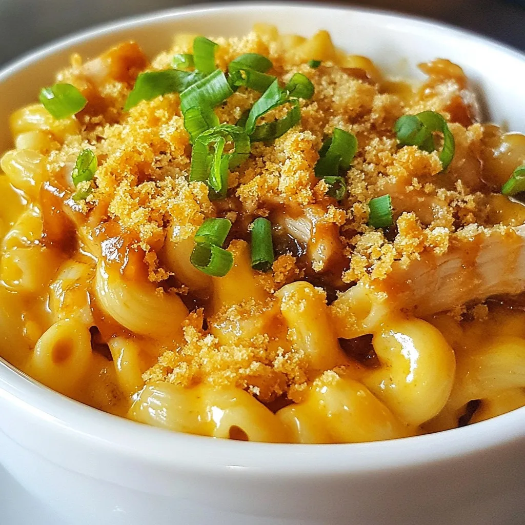 Honey BBQ Chicken Mac & Cheese Easy Family Delight