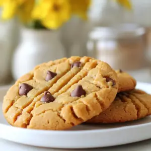 To make the perfect gluten-free chewy peanut butter cookies, you'll need a few key items. Here&rsquo;s a list of essential ingredients: - 1 cup creamy peanut butter - 3/4 cup brown sugar, packed - 1/4 cup granulated sugar - 1 large egg - 1 teaspoon pure vanilla extract - 1 teaspoon baking soda - 1/4 teaspoon salt - 1/2 cup gluten-free oat flour These ingredients work together to create a cookie that's soft, chewy, and full of nutty flavor. The peanut butter gives the cookies their rich taste, while the sugars add sweetness and help achieve that delightful chewy texture. You can enhance your cookies with some optional ingredients. Here&rsquo;s what you can consider adding: - 1/2 cup semi-sweet chocolate chips Chocolate chips bring a sweet, chocolatey burst to each bite. They balance well with the peanut butter, making your cookies even more delicious. You can also try different types of chips, like dark chocolate or butterscotch, for a unique twist. If you have specific dietary needs, there are simple swaps you can make. Here are some ideas: - Peanut Butter: Use almond or sunflower seed butter for nut-free options. - Sugars: Replace brown and granulated sugar with coconut sugar for a lower glycemic index. - Egg: Substitute one egg with 1/4 cup unsweetened applesauce or a flax egg (1 tablespoon ground flaxseed mixed with 2.5 tablespoons water). These substitutions help keep the cookies tasty while catering to various diets. Don't be afraid to get creative! {{ingredient_image_1}} First, set your oven to 350&deg;F (175&deg;C). This step warms the oven for even baking. Next, take a baking sheet and line it with parchment paper. This paper keeps cookies from sticking. You can also use a silicone mat if you have one. In a large mixing bowl, add 1 cup of creamy peanut butter. Then, add 3/4 cup of packed brown sugar and 1/4 cup of granulated sugar. Mix these until smooth. The mixture should look creamy. Now, crack in 1 large egg and pour in 1 teaspoon of pure vanilla extract. Stir everything together until it is well combined. Now, it is time to add the dry ingredients. Sprinkle in 1 teaspoon of baking soda and 1/4 teaspoon of salt. Mix well to combine. Next, slowly fold in 1/2 cup of gluten-free oat flour. You will see a sticky dough form. If you want, mix in 1/2 cup of semi-sweet chocolate chips for extra flavor. Using a cookie scoop, drop dough balls onto the prepared baking sheet. Make sure to leave space between each ball. This space allows them to spread while baking. Gently press down each ball with a fork to make a crisscross pattern. Bake the cookies for 10-12 minutes. The edges should be lightly golden, while the center stays soft. After baking, let them cool on the sheet for 5 minutes. Then, transfer them to a wire rack to cool completely. Enjoy your chewy cookies! To get that chewy texture, focus on the peanut butter. Use creamy peanut butter. It gives a smooth base. The sugars also play a key role. Brown sugar adds moisture, making the cookies soft. Mix the dough just enough. Over-mixing can make them tough. Baking for the right time is crucial too. Look for lightly golden edges but soft centers. One mistake is using too much flour. Gluten-free flours absorb more liquid. This can dry out the dough. Another mistake is not measuring ingredients correctly. Accurate measurements ensure the right texture. Also, don&rsquo;t skip the baking soda. It helps the cookies rise. Finally, let the cookies cool on the baking sheet. This helps them set without breaking. Store your cookies in an airtight container. This keeps them soft for days. If you want to freeze them, wrap each cookie in plastic wrap. Place them in a freezer bag. They can last up to three months. To enjoy later, just thaw at room temperature. You can also reheat them in the oven for a warm treat. Pro Tips Use Natural Peanut Butter: Opt for natural peanut butter without added sugars or oils for a healthier cookie that highlights the nutty flavor. Chill the Dough: If the dough is too sticky to handle, chill it in the refrigerator for about 30 minutes to make it easier to scoop and shape. Don&rsquo;t Overbake: Pull the cookies out of the oven when they look slightly underbaked; they will continue to firm up as they cool, resulting in a chewy texture. Experiment with Mix-ins: Feel free to add chopped nuts, dried fruits, or different types of chocolate chips for a personalized twist on the classic recipe. {{image_2}} You can enhance your cookies by adding nuts or seeds. Chopped peanuts, walnuts, or sunflower seeds add a nice crunch and extra flavor. Aim for about a half cup of your chosen nuts or seeds. Mix them in when you fold in the oat flour. This twist gives your cookies a delightful texture. If you want vegan cookies, swap the egg for a flax egg. To make a flax egg, mix one tablespoon of ground flaxseed with three tablespoons of water. Let it sit for five minutes until it thickens. This will help bind your ingredients just like an egg. Everything else in the recipe stays the same, so you&rsquo;ll still get those chewy, yummy cookies. You can play with the sweetness by adjusting the sugar. If you prefer less sugar, reduce the brown sugar by a quarter cup. For a richer taste, use dark brown sugar instead of light. You can also switch peanut butter types. Try crunchy peanut butter for added texture or use almond butter for a different flavor. Experimenting with these changes can lead to new favorites! To keep your gluten-free chewy peanut butter cookies fresh, store them in an airtight container. This helps maintain their chewy texture. Place parchment paper between layers to prevent sticking. Keep them at room temperature for about a week. If you want to extend their shelf life, consider refrigeration. Just remember to let them warm up before enjoying! Freezing cookie dough is a great way to enjoy fresh cookies anytime. After mixing the dough, scoop it into balls. Arrange the balls on a baking sheet lined with parchment paper. Freeze them for about an hour until they are firm. Then, transfer the frozen dough balls to a freezer bag. Label the bag with the date, and use them within three months for the best taste. To reheat your cookies, preheat your oven to 300&deg;F (150&deg;C). Place the cookies on a baking sheet. Warm them for about 5 to 7 minutes. This step brings back their chewy texture. If you want an extra treat, add a small piece of chocolate on top while they warm. Enjoy your delicious cookies like they are freshly baked! To check if your cookies are baked, look for golden edges. They should feel soft in the middle. If the edges are brown and the center is puffy, they are ready. Remove them from the oven and let them cool on the sheet for five minutes. They will firm up as they cool. Yes, you can use natural peanut butter. It may change the texture a bit. Natural peanut butter can be more oily, so you might need to adjust the amount. This can make your cookies a bit denser but still tasty. Gluten-free flour is a blend of different flours. It often includes rice flour and starches. Oat flour is made from ground oats. Oat flour adds a nutty flavor and a bit more chewiness. Gluten-free flour can be more versatile in baking. No, these cookies are not safe for people with nut allergies. They contain peanut butter, which is a common allergen. If you need a nut-free option, try using sunbutter or soy nut butter instead. Always check labels to ensure safety. These gluten-free chewy peanut butter cookies are easy to make and tasty. We explored essential ingredients, like gluten-free flour and peanut butter, plus optional add-ins like chocolate chips. I shared step-by-step baking tips to ensure your cookies turn out perfectly chewy. Remember, you can make substitutions for dietary needs too. In conclusion, whether you choose to add nuts or switch to vegan options, these cookies are flexible. Store them well for lasting freshness. Enjoy the fun of baking and tasting your sweet treats!