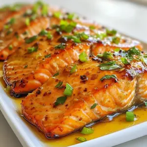 - 4 salmon fillets (about 6 oz each) - 3 tablespoons honey - 3 tablespoons soy sauce (low sodium preferred) - 2 cloves garlic, minced - 1 teaspoon grated fresh ginger - 1 tablespoon olive oil - 1 teaspoon sesame oil - Salt and pepper to taste - Fresh cilantro - Green onions To make Air Fryer Honey Garlic Salmon, you need fresh salmon fillets. Choose fillets that look bright and shiny. The honey and soy sauce give it great flavor. Use low sodium soy sauce if you want less salt. Garlic adds a punch, while fresh ginger gives a nice zing. Olive oil and sesame oil help mix the flavors well. For garnishes, fresh cilantro and green onions can make your dish pop. They add color and a fresh taste. You can skip these if you want, but I highly recommend them for extra flavor. This simple blend of ingredients makes the salmon tasty and fun to eat. {{ingredient_image_1}} 1. Start by making the marinade. In a small bowl, mix together: - 3 tablespoons honey - 3 tablespoons soy sauce - 2 cloves garlic, minced - 1 teaspoon grated fresh ginger - 1 tablespoon olive oil - 1 teaspoon sesame oil Whisk well until it blends nicely. 2. Next, take your salmon fillets. Season them lightly with salt and pepper. This step adds flavor to the fish. 3. Now, place the salmon in a shallow dish and pour the marinade over it. Make sure each fillet gets coated well. Cover the dish and let it sit in the fridge for at least 30 minutes. This makes the salmon juicy and full of flavor. 1. Preheat your air fryer to 375&deg;F (190&deg;C). Preheating helps the salmon cook evenly. 2. Lightly spray the air fryer basket with cooking spray. This keeps the salmon from sticking. 3. After marinating, take the salmon out of the dish. Let any extra marinade drip off. Place the fillets in the air fryer basket with the skin side down. 4. Cook the salmon for 8-10 minutes. The time depends on how thick the fillets are. They should flake easily with a fork when done. For a nice glaze, brush the salmon with leftover marinade in the last two minutes. 1. Once cooked, carefully take the salmon out of the air fryer. Let it rest for a minute. This helps the juices settle. 2. For a fresh touch, garnish with either: - Fresh cilantro - Sliced green onions 3. Serve your honey garlic salmon with rice, veggies, or a fresh salad. Enjoy your tasty meal! When choosing salmon, fresh is best. Look for fillets with vibrant color and firm texture. Wild-caught salmon offers great flavor. Sockeye and Coho are excellent choices. Farmed salmon can be good too. Just check for quality. Avoid fillets with a strong fishy smell. This tells you it&rsquo;s not fresh. Marinating your salmon is key. The honey and soy sauce mix gives it a sweet, savory taste. Use a shallow dish so the marinade covers all sides. Let it sit for at least 30 minutes. For more flavor, try marinating longer. But don&rsquo;t go over two hours. The fish can become too salty. Fillet thickness is important for even cooking. Thinner fillets cook faster, while thicker ones take longer. Aim for fillets that are about 1 inch thick. If your fillets vary in size, check the thinner ones first. They should flake easily when done. Use a fork to test for doneness. Pro Tips Marinate Longer for More Flavor: If time allows, marinate the salmon for 1-2 hours for an even more intense flavor. Check for Doneness: Use a fork to gently flake the salmon in the thickest part; it should easily separate and have an opaque appearance when fully cooked. Experiment with Garnishes: Try adding toasted sesame seeds or a squeeze of lime juice for an extra layer of flavor. Use Fresh Ingredients: Fresh garlic and ginger will enhance the flavors of the marinade significantly compared to dried alternatives. {{image_2}} To make your Air Fryer Honey Garlic Salmon even more exciting, try adding some citrus zest. A bit of lemon or lime zest can brighten up the dish. Just sprinkle a teaspoon of zest into the marinade. It adds a fresh twist that pairs well with the honey and garlic. If you like a kick, consider a spicy honey garlic option. You can add red pepper flakes to the marinade. Start with half a teaspoon and adjust to your taste. This spicy touch will give your salmon a nice heat that many will love. When it comes to sides, you have plenty of tasty options. Steamed broccoli or saut&eacute;ed green beans work well. They add color and nutrition to your plate. Rice or quinoa can also be great choices. They soak up the honey garlic sauce nicely. For a complete meal idea, serve the salmon with a fresh salad. A simple mix of greens, cucumbers, and a light dressing will balance the richness of the salmon. You could also add roasted sweet potatoes for a comforting touch. These sides make your dinner not just a meal but an experience. To keep your honey garlic salmon fresh, store it in the fridge. Use an airtight container. This helps prevent the salmon from drying out. It will stay good for up to three days. Always let the salmon cool before sealing it. When you're ready to enjoy leftovers, reheat them gently. Preheat your air fryer to 350&deg;F (175&deg;C). Place the salmon in the basket and heat for about 3-5 minutes. This keeps the salmon moist and tasty. You can also use the microwave. Just cover the salmon with a damp paper towel. Heat for 30-second intervals until warm. If you want to freeze your honey garlic salmon, wrap each fillet tightly in plastic wrap. Then place them in a freezer-safe bag. Make sure to remove as much air as possible. Frozen salmon can last up to three months. When you are ready to use it, thaw it in the fridge overnight before reheating. Cooking time depends on the thickness of your salmon fillets. For fillets that are about 1 inch thick, air fry for 8-10 minutes at 375&deg;F (190&deg;C). Thicker fillets may need an extra minute or two. Always check if the salmon flakes easily with a fork to ensure it&rsquo;s done. Yes, you can use frozen salmon! However, it&rsquo;s best to thaw it first for even cooking. You can place the frozen fillets in the fridge overnight or use a quick thaw method. To do this, seal the salmon in a bag and submerge it in cold water for about 30 minutes. Honey garlic salmon pairs well with a variety of sides. Here are some ideas: - Steamed asparagus or broccoli for a healthy crunch. - Fluffy rice or quinoa to soak up the delicious sauce. - A fresh salad with mixed greens and a light vinaigrette. - Roasted vegetables for a colorful and tasty side. These sides will complement the salmon's sweet and savory flavors perfectly. In this blog post, we covered how to make honey garlic salmon. From selecting the right ingredients, like fresh salmon and ginger, to marinating and air frying, every step matters. I also shared tips for perfecting the glaze and achieving even cooking. You can add your own flair with different flavor variations and side dishes. Remember, proper storage can keep your leftovers tasty. Enjoy experimenting with this easy recipe, and don&rsquo;t hesitate to make it your own!