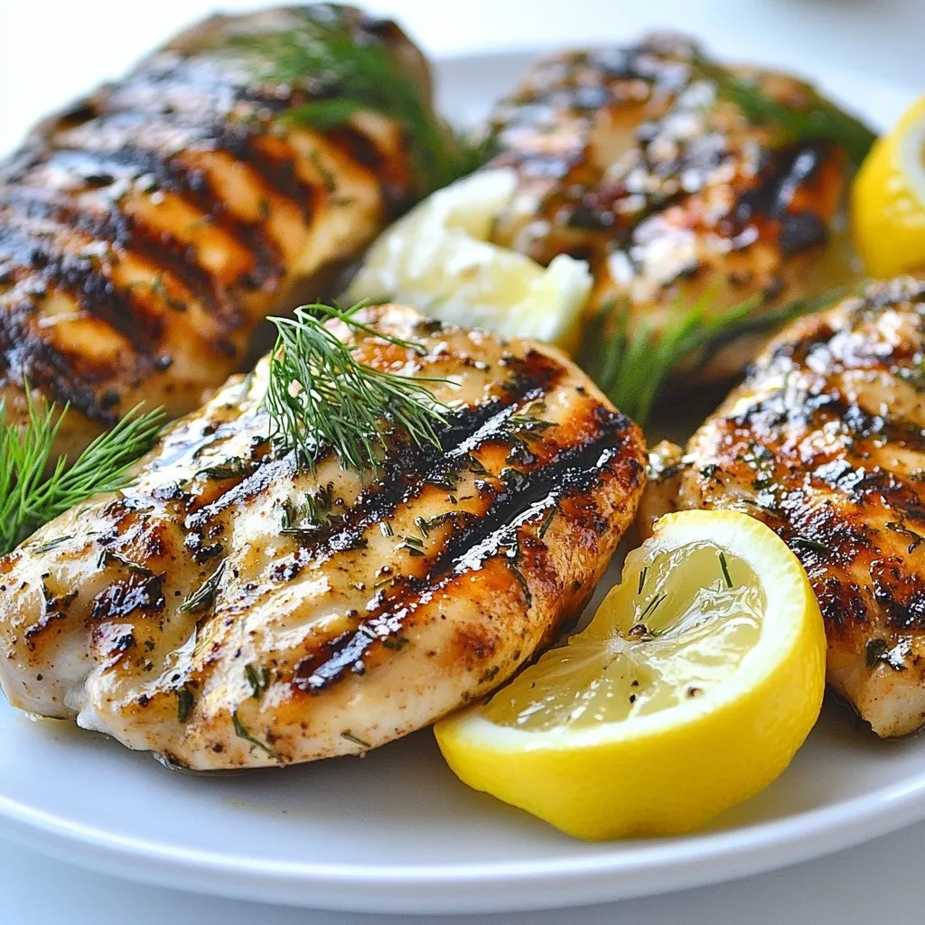 Grilled Greek Yogurt Chicken Juicy and Flavorful Dish