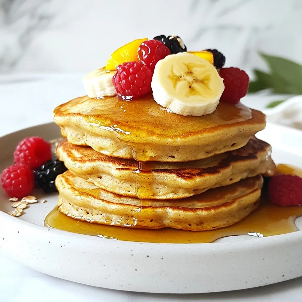 Ingredient Banana Oat Pancakes Quick and Tasty Recipe