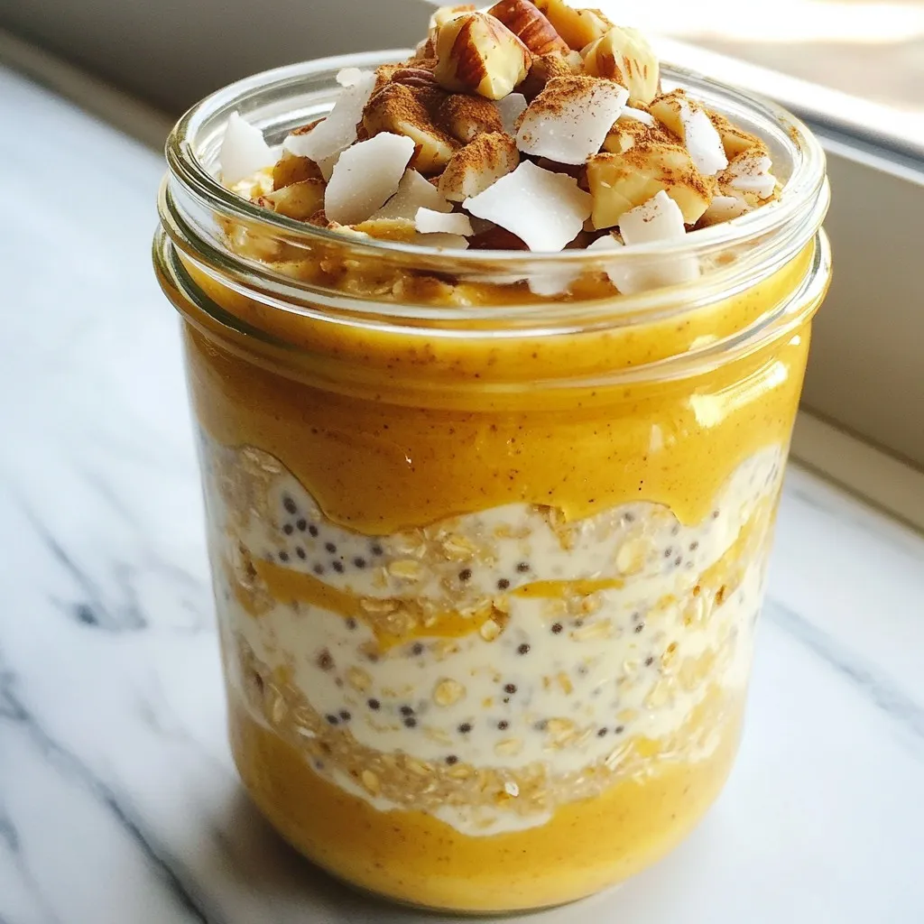 Pumpkin Spice Overnight Oats Simple and Tasty Recipe