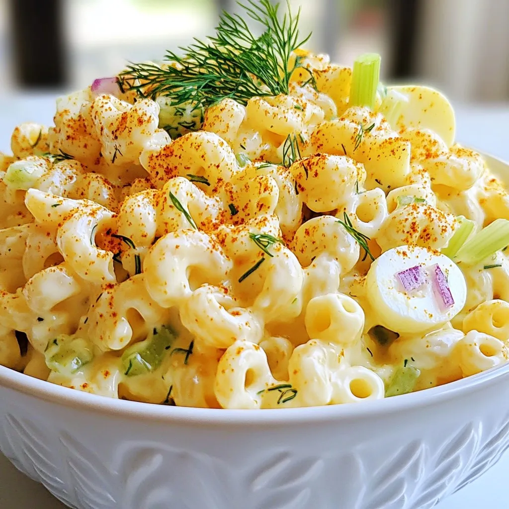 Deviled Egg Macaroni Salad Flavorful and Simple Dish