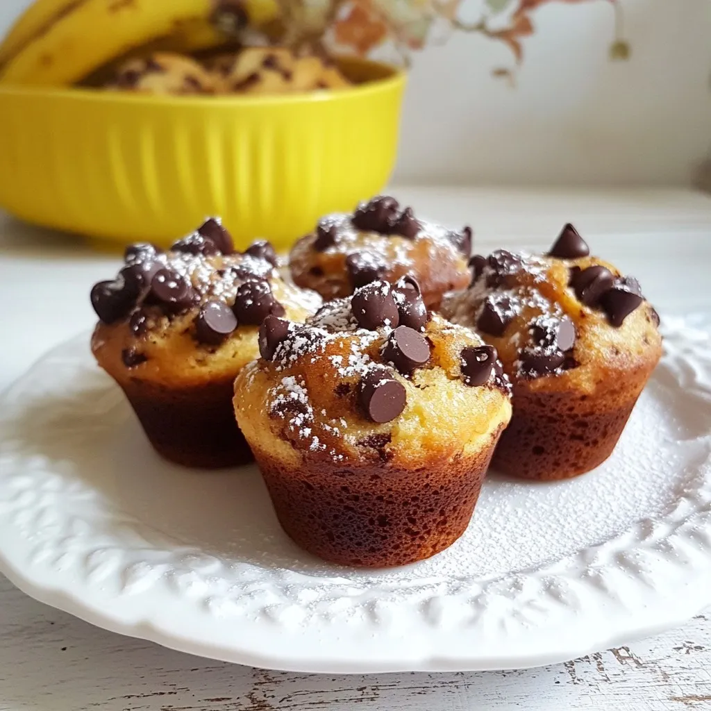 Chocolate Chip Banana Bread Muffins Deliciously Simple