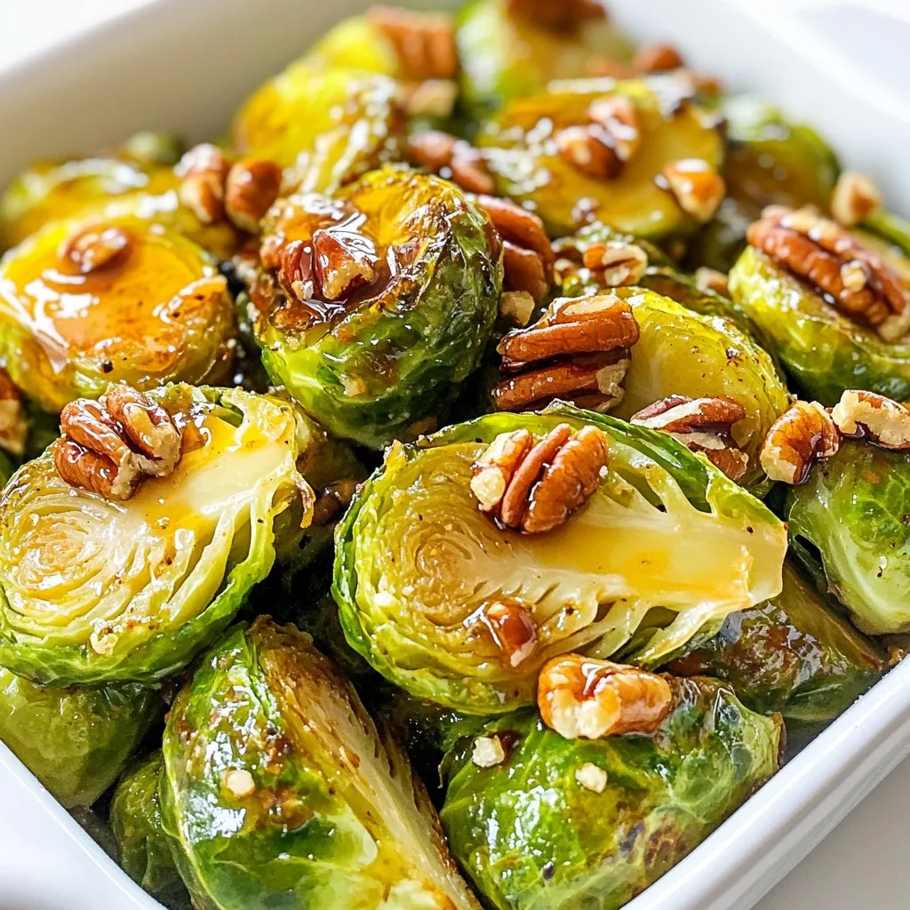 Maple Dijon Roasted Brussels Sprouts Flavor Explosion