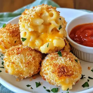 To make these tasty white cheddar mac and cheese bites, you'll need a few simple items. Here&rsquo;s the list of ingredients: - 2 cups elbow macaroni - 4 tablespoons unsalted butter - 1/4 cup all-purpose flour - 2 cups whole milk - 2 cups sharp white cheddar cheese, shredded - 1/2 cup grated Parmesan cheese - 1 teaspoon garlic powder - 1/2 teaspoon onion powder - Salt and pepper to taste - 1 cup breadcrumbs (panko preferred) - 2 large eggs, beaten - Cooking spray or butter for greasing Each ingredient plays a key role in making these bites creamy and flavorful. The elbow macaroni gives the dish its base. The butter and flour work together to create a smooth cheese sauce. Whole milk adds richness, while sharp white cheddar and Parmesan cheese bring a bold taste. The garlic and onion powders add depth, and the breadcrumbs give a crispy top. Finally, the eggs help bind everything, ensuring each bite holds together perfectly. Don't forget to grease your muffin tin, so the bites release easily! {{ingredient_image_1}} First, set your oven to 375&deg;F (190&deg;C). While it heats, grease a mini muffin tin with cooking spray or butter. This step helps the bites come out easily. Next, bring a large pot of salted water to a boil. Add 2 cups of elbow macaroni and cook until al dente, about 7-8 minutes. Drain the pasta and set it aside. In the same pot, melt 4 tablespoons of unsalted butter over medium heat. Once melted, whisk in 1/4 cup of all-purpose flour. Cook for about 2 minutes until it&rsquo;s golden. Slowly pour in 2 cups of whole milk while whisking to avoid lumps. Keep stirring until the sauce thickens and bubbles. Reduce the heat to low. Add 2 cups of sharp white cheddar cheese and 1/2 cup of grated Parmesan cheese. Stir until the cheese melts completely. Then, mix in 1 teaspoon of garlic powder, 1/2 teaspoon of onion powder, and salt and pepper to taste. Fold the cooked macaroni into the cheese sauce. Make sure each piece of pasta is coated well. Let the mix cool slightly before stirring in 2 beaten eggs. This helps bind everything. Spoon the mixture into your greased muffin tin, filling each cup to the top and pressing down gently. Sprinkle 1 cup of panko breadcrumbs evenly over each mac and cheese bite. Bake in the preheated oven for 20-25 minutes, or until the tops are golden brown and crispy. After baking, let them cool in the tin for a few minutes. Then gently pop them out and enjoy! To make your cheese sauce creamy, start with a good roux. Melt the butter in a pot and whisk in the flour. Cook this for about two minutes until it turns golden. Then, slowly add the milk while whisking. This step helps to avoid lumps. Keep stirring until the sauce thickens. Once thick, reduce the heat and add your cheeses. Sharp white cheddar and Parmesan melt well and give a rich flavor. Stir until smooth and creamy. For the best flavor, use sharp white cheddar cheese. It has a strong taste that stands out. Parmesan adds a nice nutty finish. If you want, try mixing in some Gruy&egrave;re or Monterey Jack for variety. Each cheese brings its own twist to the bites. Avoid pre-shredded cheese if you can. It often contains anti-caking agents that can affect the meltiness. To keep your bites from getting soggy, make sure the pasta is al dente. This means it should be firm when you bite into it. Drain the pasta well and let it cool a bit before mixing it with the cheese sauce. When preparing to bake, fill the muffin tin but don&rsquo;t pack the mixture too tightly. This allows air to circulate and crisp the bites. Lastly, use panko breadcrumbs on top. They give a great crunch that contrasts with the creamy inside. Pro Tips Use Quality Cheese: Opt for a high-quality sharp white cheddar for the best flavor. The better the cheese, the creamier and more delicious your bites will be. Chill the Mixture: After combining the pasta and cheese sauce, let the mixture cool in the fridge for about 30 minutes before filling the muffin tin. This helps the bites hold their shape better while baking. Breadcrumb Variations: Experiment with different types of breadcrumbs like seasoned or herb-infused panko for added flavor and texture. You can also mix in some grated cheese with the breadcrumbs for an extra cheesy topping. Perfect Dipping Sauce: Serve these mac and cheese bites with a side of marinara or spicy ketchup for a tasty contrast. A sprinkle of crushed red pepper flakes can also add a nice kick! {{image_2}} Adding bacon to your mac and cheese bites makes them even better. You can use cooked, crumbled bacon. This adds a nice crunch and flavor. You can also try cooked chicken or crab meat for a twist. Just mix the protein into the cheese sauce before combining it with the pasta. This gives each bite a tasty surprise. I love adding veggies to my mac and cheese bites. You can mix in steamed broccoli, spinach, or diced bell peppers. These add color and nutrition. Just chop the veggies small and stir them into the cheese sauce. This way, you keep the same creamy texture while boosting the flavor. For those who enjoy a kick, try adding some heat! You can mix in diced jalape&ntilde;os or a splash of hot sauce. This gives your bites a spicy twist. You can also sprinkle some cayenne pepper into the cheese sauce. Adjust the spice level to your taste. It&rsquo;s a fun way to switch things up! After enjoying your White Cheddar Mac & Cheese Bites, let them cool. Place them in an airtight container. Store in the fridge for up to three days. Make sure they are fully cooled to prevent sogginess. If you use a glass container, it helps keep them fresh. To reheat your bites, preheat your oven to 350&deg;F (175&deg;C). Place the bites on a baking sheet. Bake for about 10-15 minutes. This keeps them crispy. You can also use a microwave, but they may lose some crunch. Heat them in 30-second intervals until warm. You can freeze these bites for later. First, let them cool completely. Arrange them in a single layer on a baking sheet. Freeze for about an hour, then transfer them to a freezer bag. They last up to three months in the freezer. When ready to enjoy, bake them straight from the freezer. Add a few extra minutes to the baking time. This way, you always have a tasty snack on hand! You can pair these bites with a few tasty options. Try marinara sauce for a classic dip. Spicy ketchup adds a nice kick. A fresh salad can balance the rich flavors too. For a fun twist, serve them with a creamy ranch or garlic aioli. Yes, you can prep these bites in advance. After filling the muffin tin, cover and chill them. They can stay in the fridge for up to a day. Just bake them when you are ready to serve. This makes it easy for parties or family meals. Absolutely! These bites freeze well. After baking, let them cool completely. Place them in an airtight container. They can stay in the freezer for up to three months. When you&rsquo;re ready, thaw and reheat them in the oven. To make these bites gluten-free, swap regular flour for gluten-free flour. Use gluten-free breadcrumbs too. Make sure your pasta is gluten-free as well. These changes keep all the great flavors while making them safe for gluten-free diets. The best way to reheat is in the oven. Preheat the oven to 350&deg;F (175&deg;C). Place the bites on a baking sheet. Bake for about 10-15 minutes until they are warm and crispy. This keeps them from getting soggy. You&rsquo;ve learned how to make delicious white cheddar mac and cheese bites. We covered key ingredients, easy steps, and tips for creamy results. Remember, you can personalize these bites with proteins or veggies to match your taste. Proper storage lets you enjoy them later, too. I hope you feel excited to try this fun recipe. Your kitchen adventure starts now. Enjoy every bite!