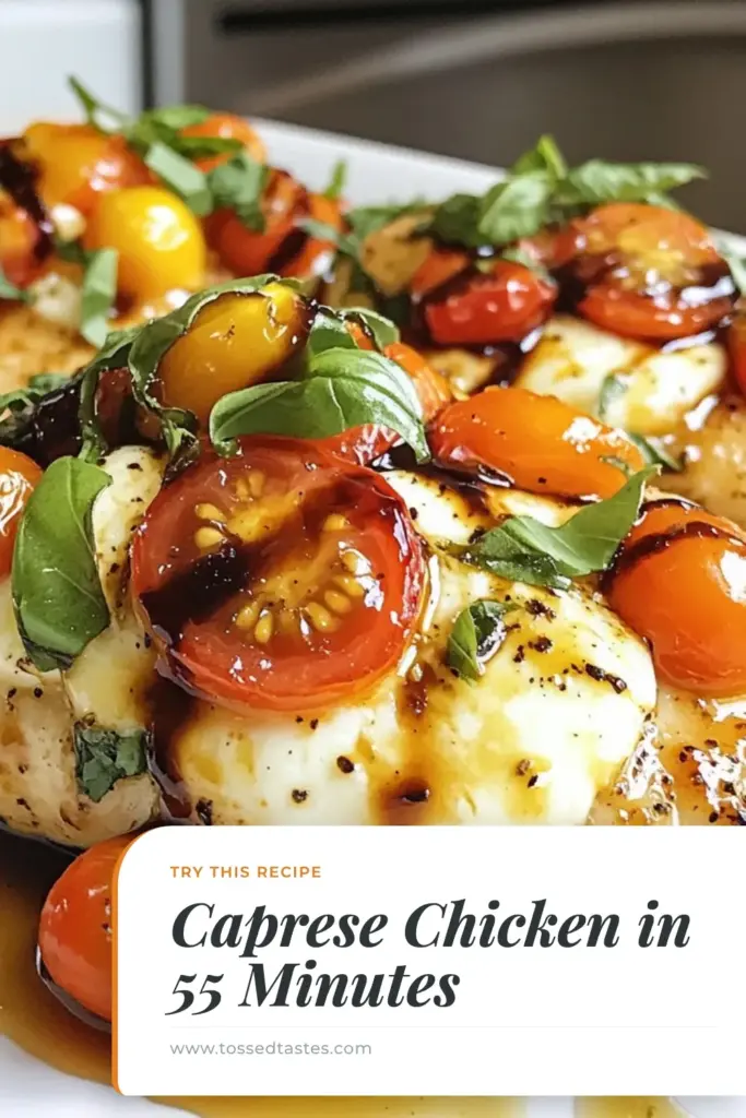 Enjoy a delicious Caprese stuffed chicken recipe that’s a perfect easy chicken dinner for busy weeknights! This mozzarella stuffed chicken is baked to perfection with juicy tomatoes and fresh basil, making it a standout among Italian chicken recipes. Ready in just 55 minutes, it’s a flavorful, healthy choice your family will love. Try it tonight and elevate your dinner plans! Don’t forget to save this recipe! #CapreseStuffedChicken #EasyDinner #ItalianRecipes #BakedChicken