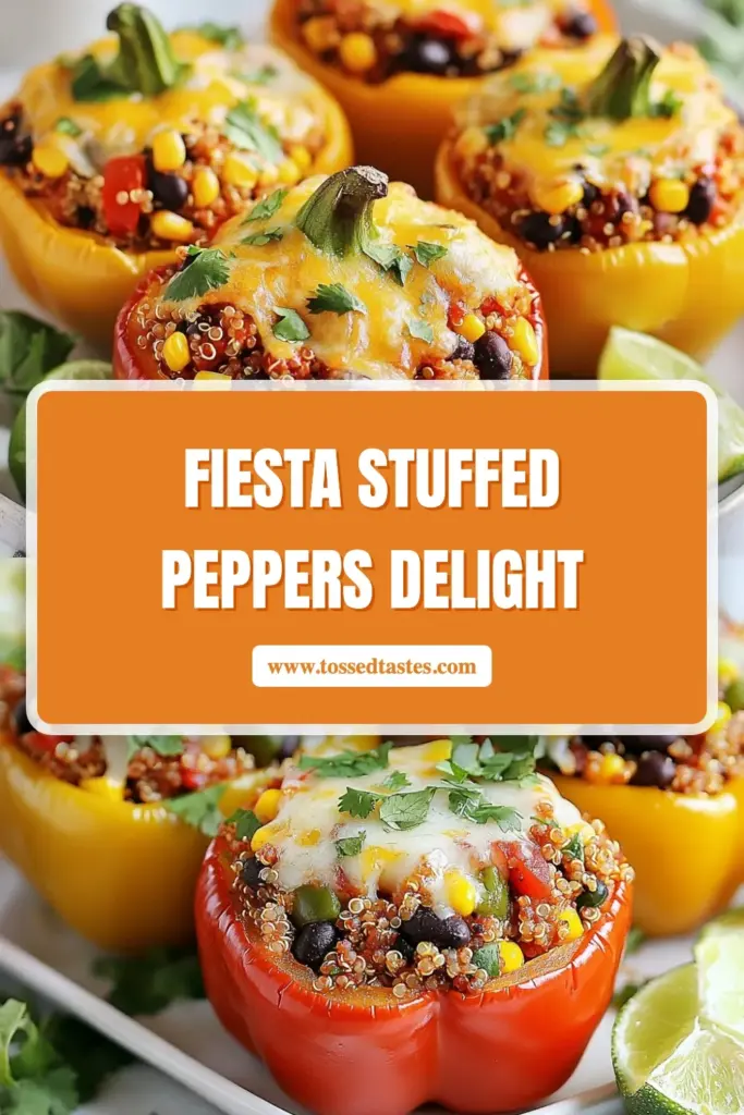 Discover this delicious Tex-Mex stuffed peppers recipe that’s perfect for a healthy dinner! These quinoa stuffed bell peppers are filled with black beans, corn, and spices, making them a nutritious vegetarian option. Easy to make and packed with flavor, this black bean peppers recipe is sure to impress. Try this simple easy stuffed peppers recipe today! Save it for later! #TexMex #Vegetarian #StuffedPeppers #HealthyEating