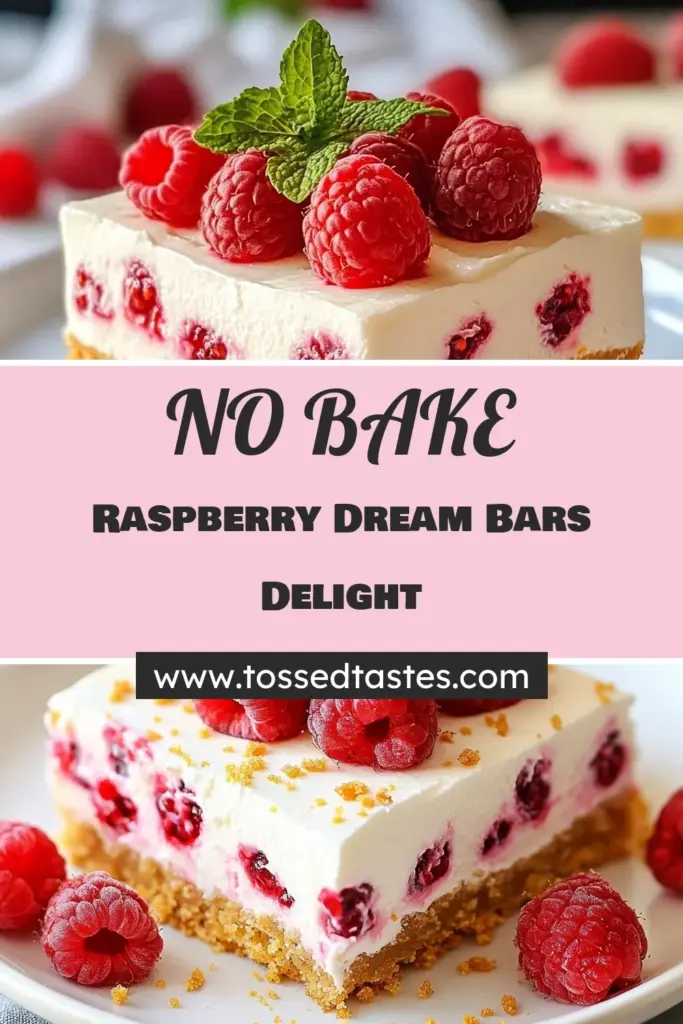 Indulge in these delightful no-bake raspberry cheesecake bars that are the perfect treat for any occasion. This easy raspberry cheesecake recipe combines creamy raspberry cream cheese bars with a tasty graham cracker crust. With simple ingredients and just a few steps, you'll create an irresistible no-bake dessert recipe that is sure to impress. Chill them to perfection and serve fresh. Click for the full chilled cheesecake bars recipe and save for later! #NoBakeDessert #RaspberryCheesecake #EasyRecipes #DessertLovers